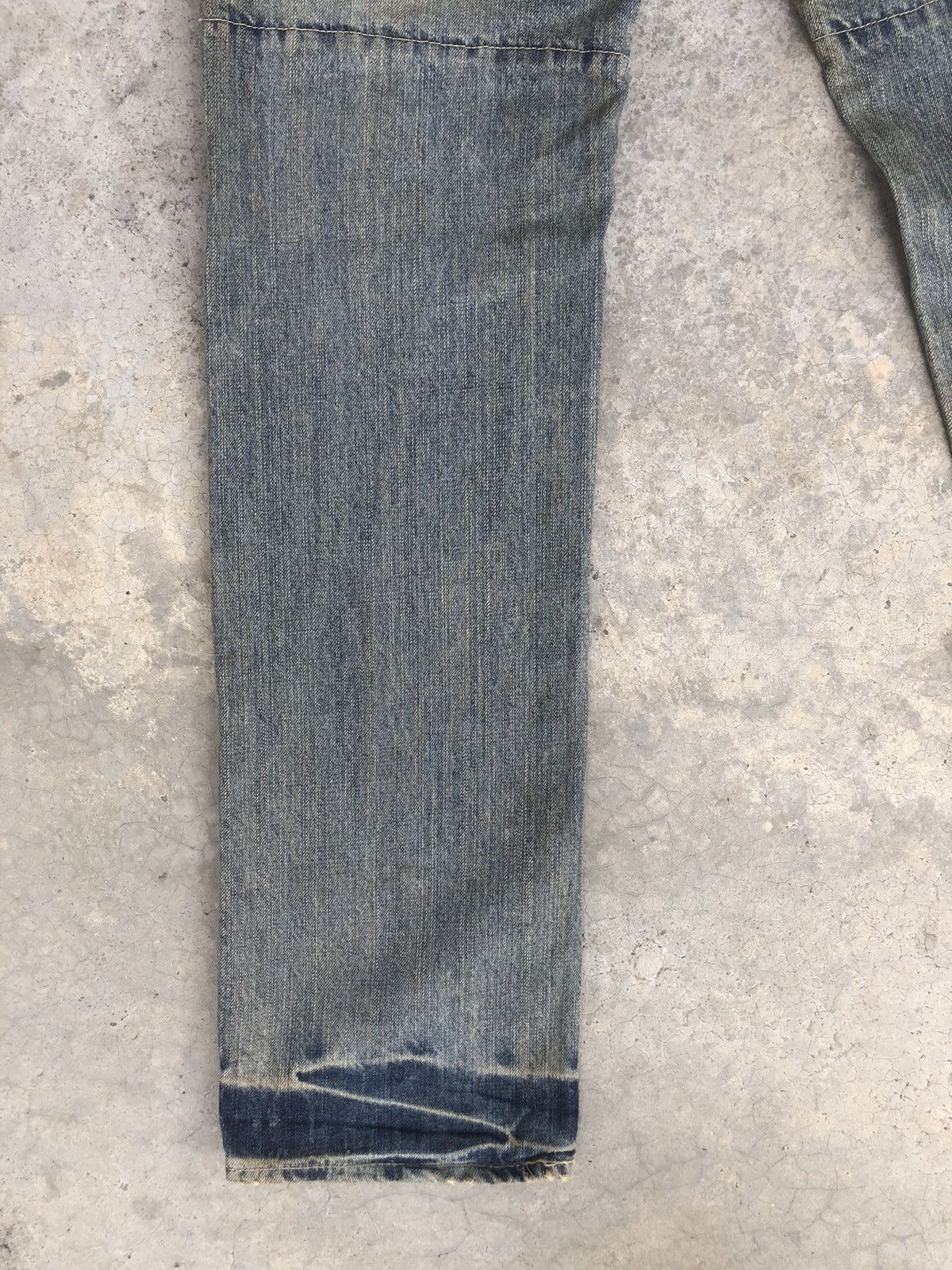 PPFM PPFM Double Waist Distressed Jeans Size US 32 / EU 48 - 16 Thumbnail