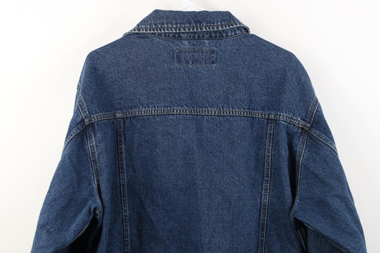 Wrangler Vintage 90s Y2K Wrangler Western Denim Jean Trucker Jacket Size US XL / EU 56 / 4 - 11 Thumbnail