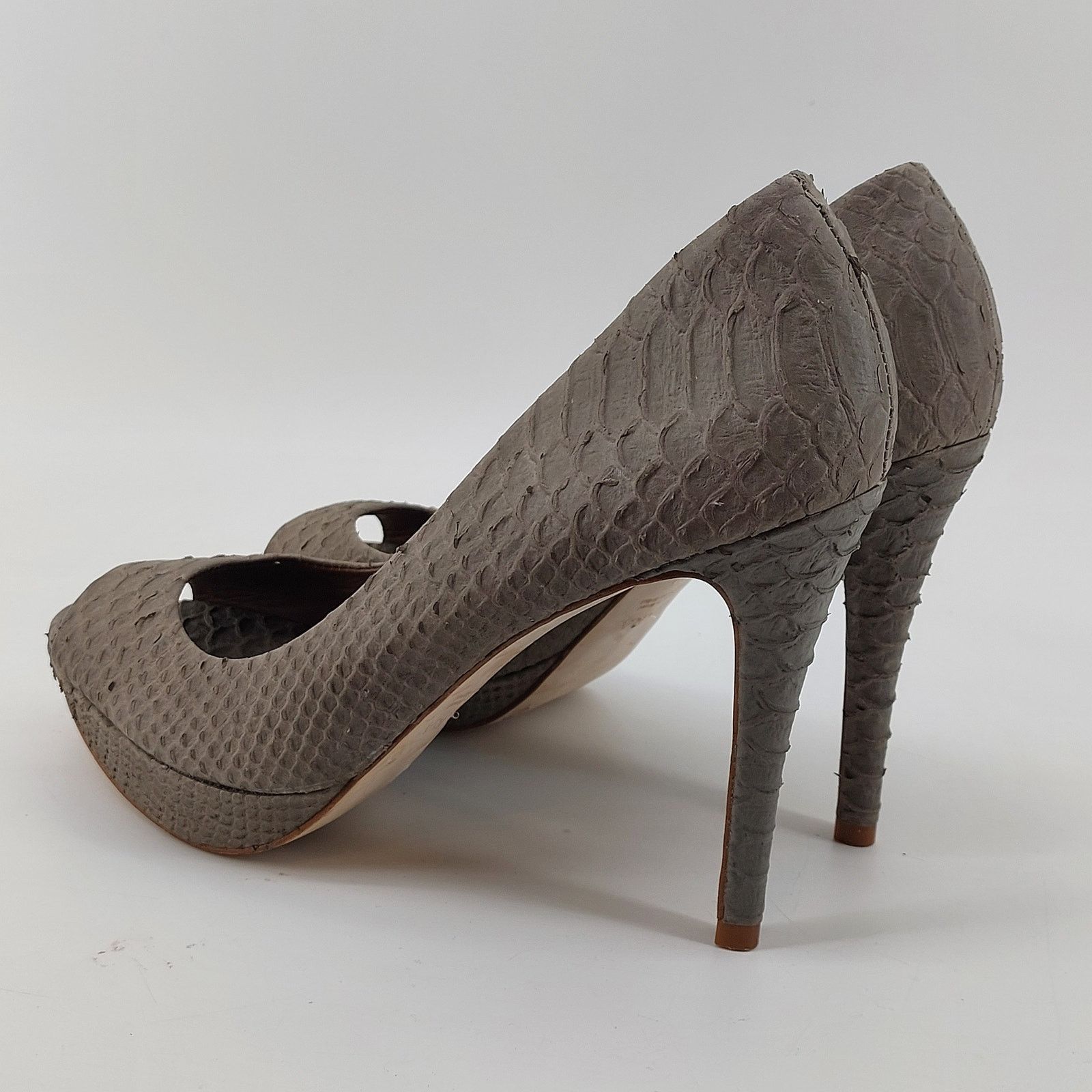 Zara Zara Snake Embossed Animal print Pumps Heels 8- 8.5 / 39 Size US 8 / IT 38 - 8 Thumbnail