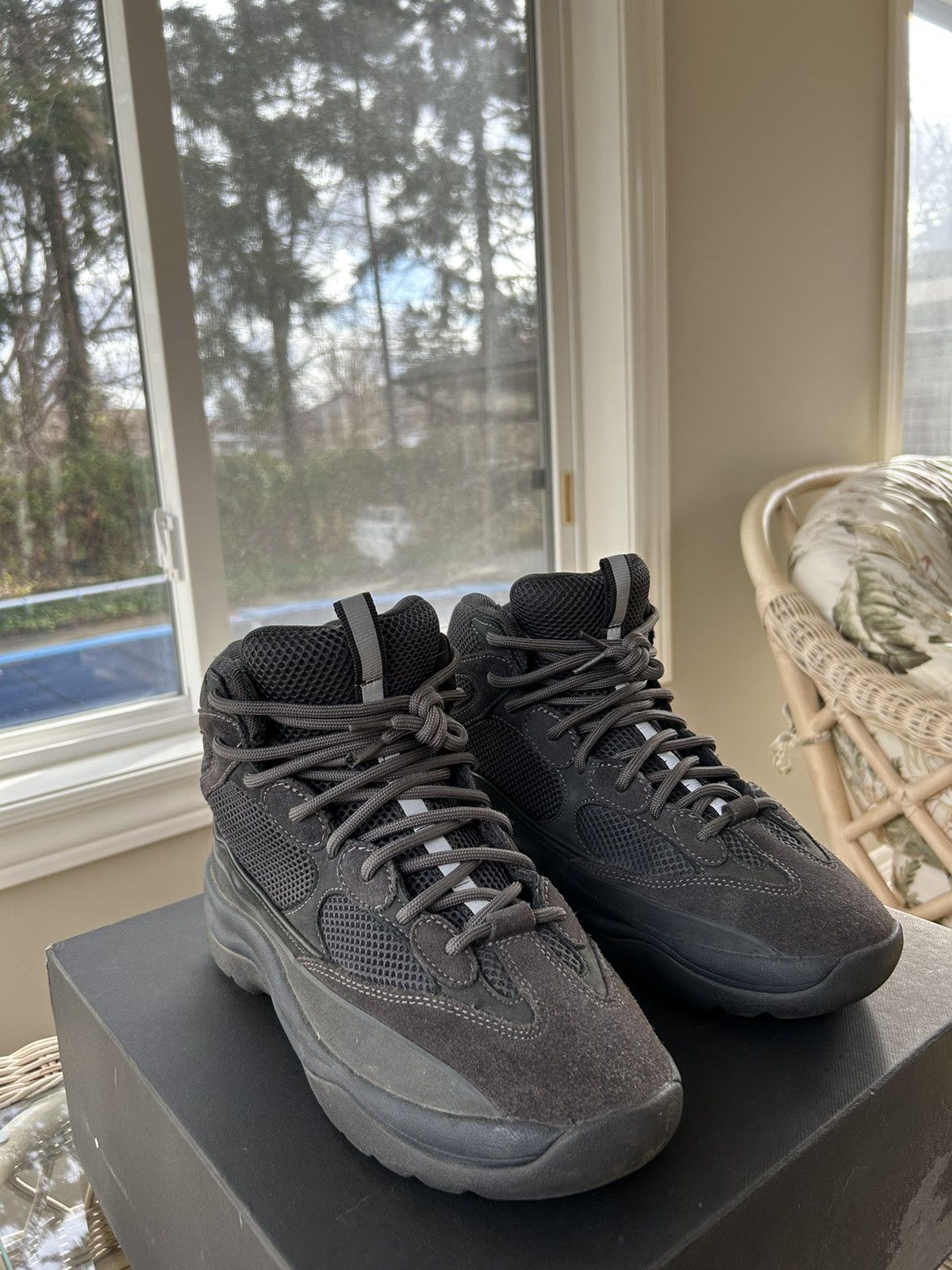 image of Kanye West Yeezy Desert Boot Graphite Season 6, Men's (Size 9)