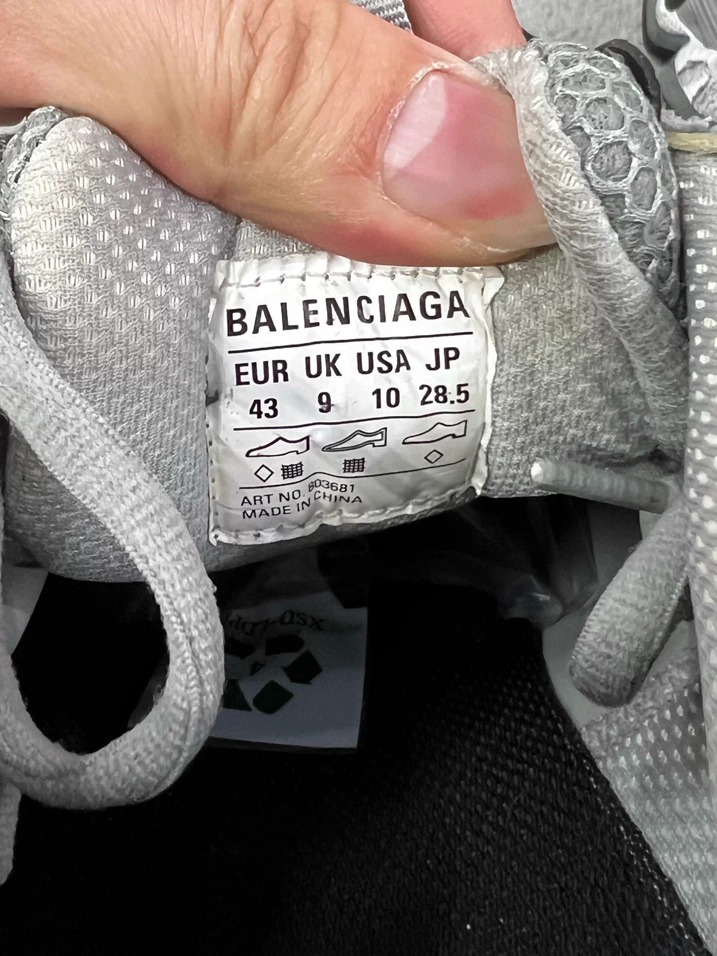 Balenciaga Balenciaga Stapler PU Gray 43 Mint Worn 1x Size US 10 / EU 43 - 8 Thumbnail