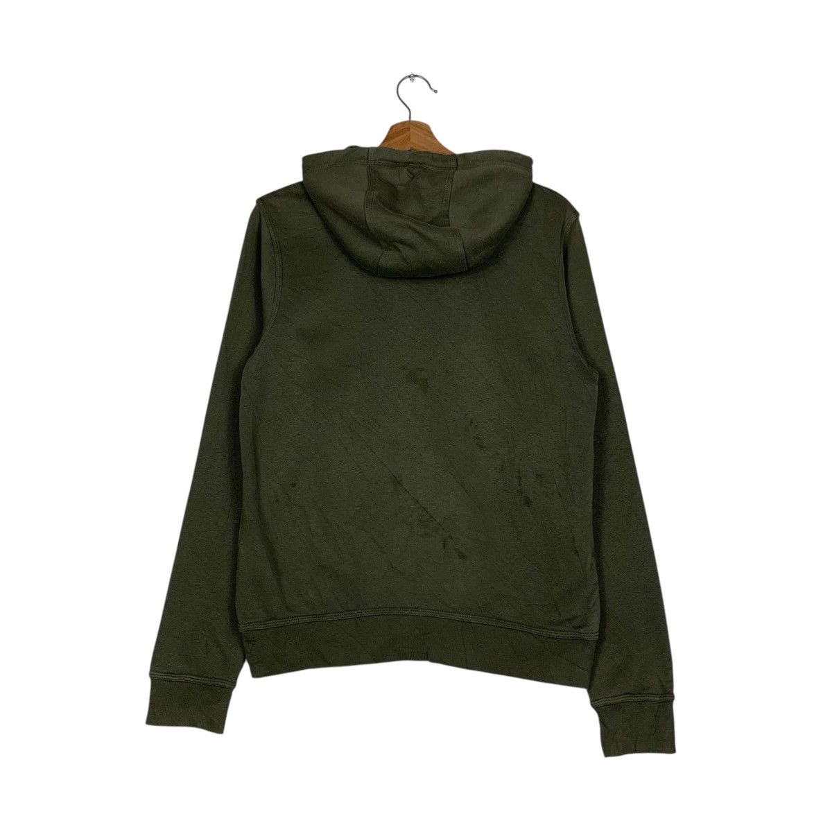 Nike NIKE Small Logo Green Zipper Hoodies Sweatshirt #1484-C67 Size US S / EU 44-46 / 1 - 23 Thumbnail
