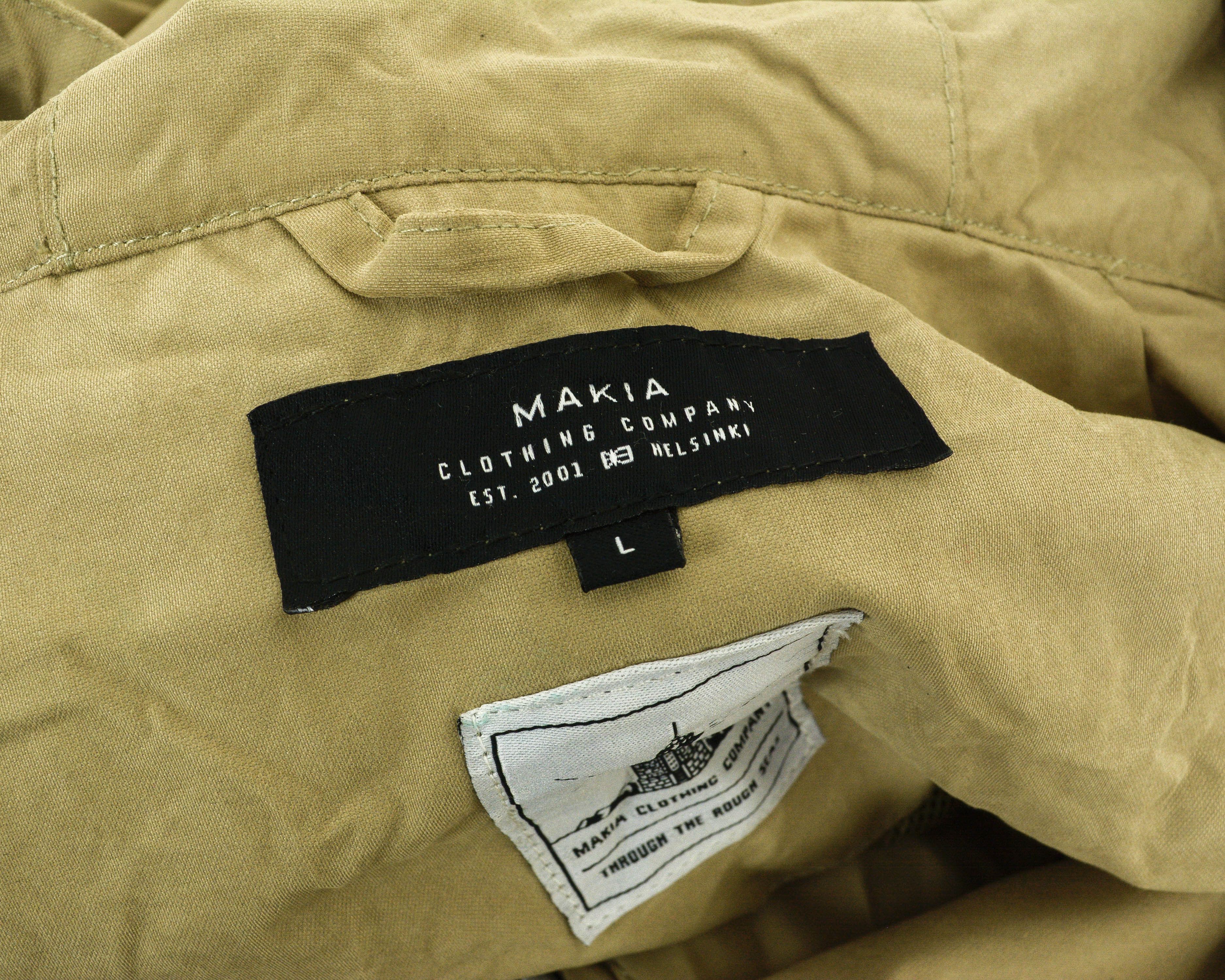 Makia Parka Jacket Men L Water Repellent Coat Lightweight Size US L / EU 52-54 / 3 - 4 Thumbnail