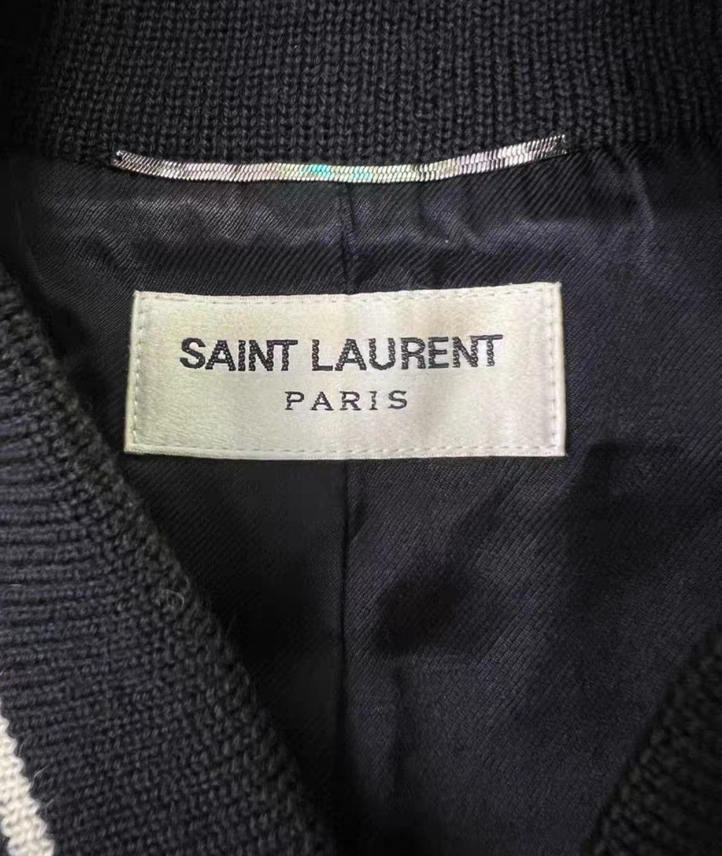 Yves Saint Laurent Saint Laurent Classic black and white Teddy jacket 2502-Ne Size US L / EU 52-54 / 3 - 6 Thumbnail
