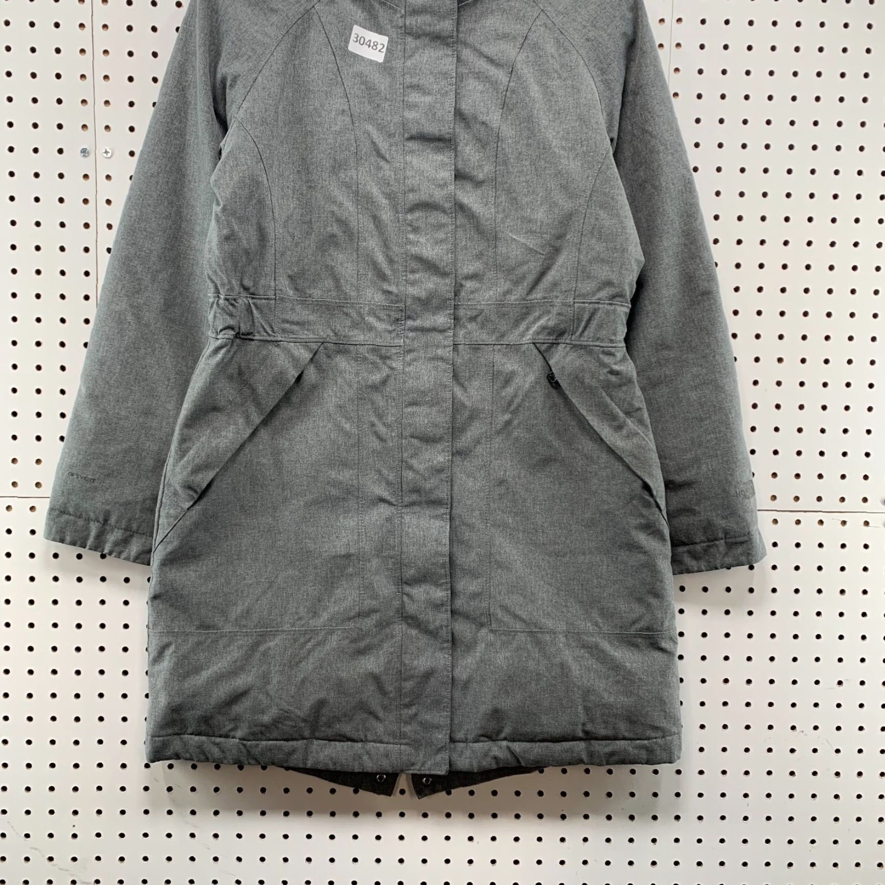 The North Face VINTAGE The North Face Down Coat Womens M Gray 20x35 Arctic Hyvent 550 Parka Wool? Size M / US 6-8 / IT 42-44 - 7 Thumbnail