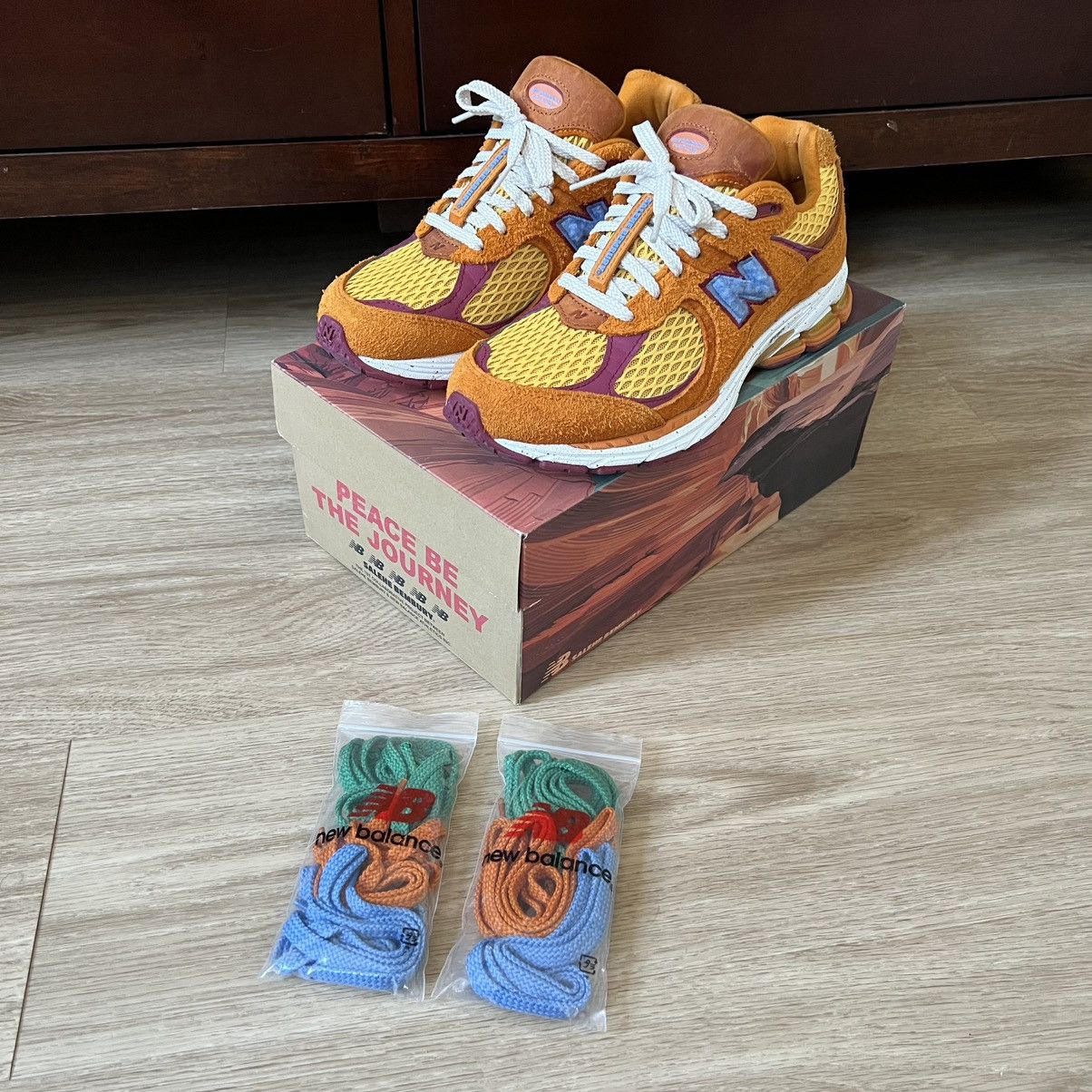 New Balance × Salehe Bembury New Balance x Salehe Bembury 2002r ‘Peace Be The Journey’ Size US 8 / EU 41 - 2 Thumbnail