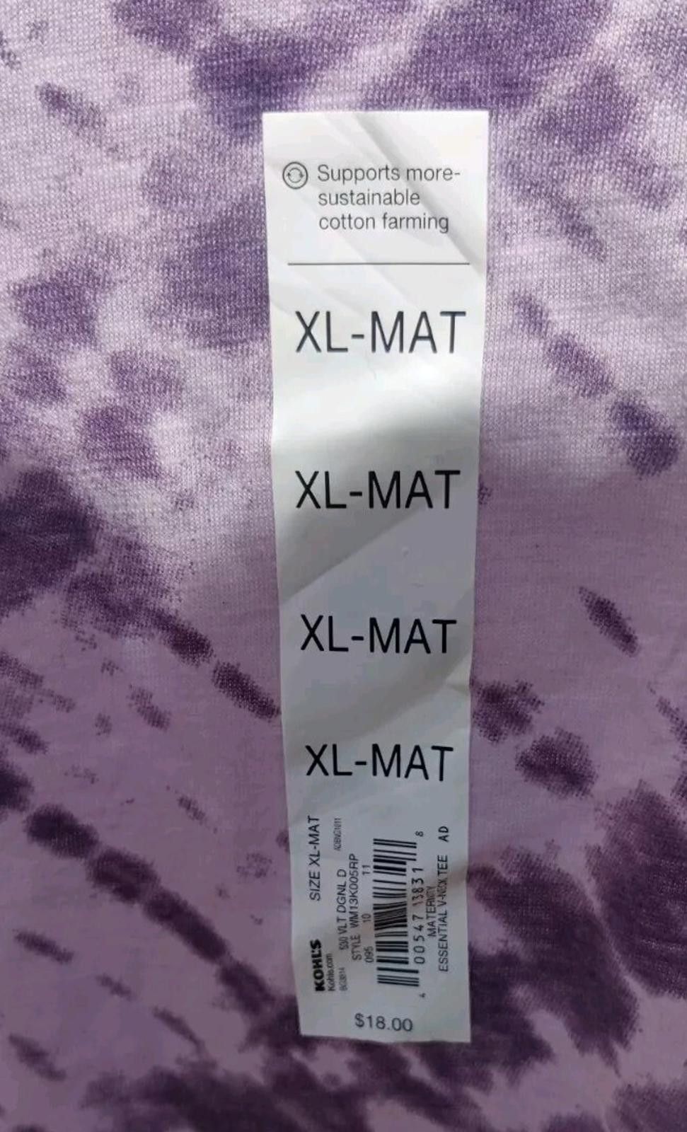 Sonoma Sonoma By Kohls Maternity T Shirt Size XL Ruching On Sides P Size XL / US 12-14 / IT 48-50 - 10 Thumbnail