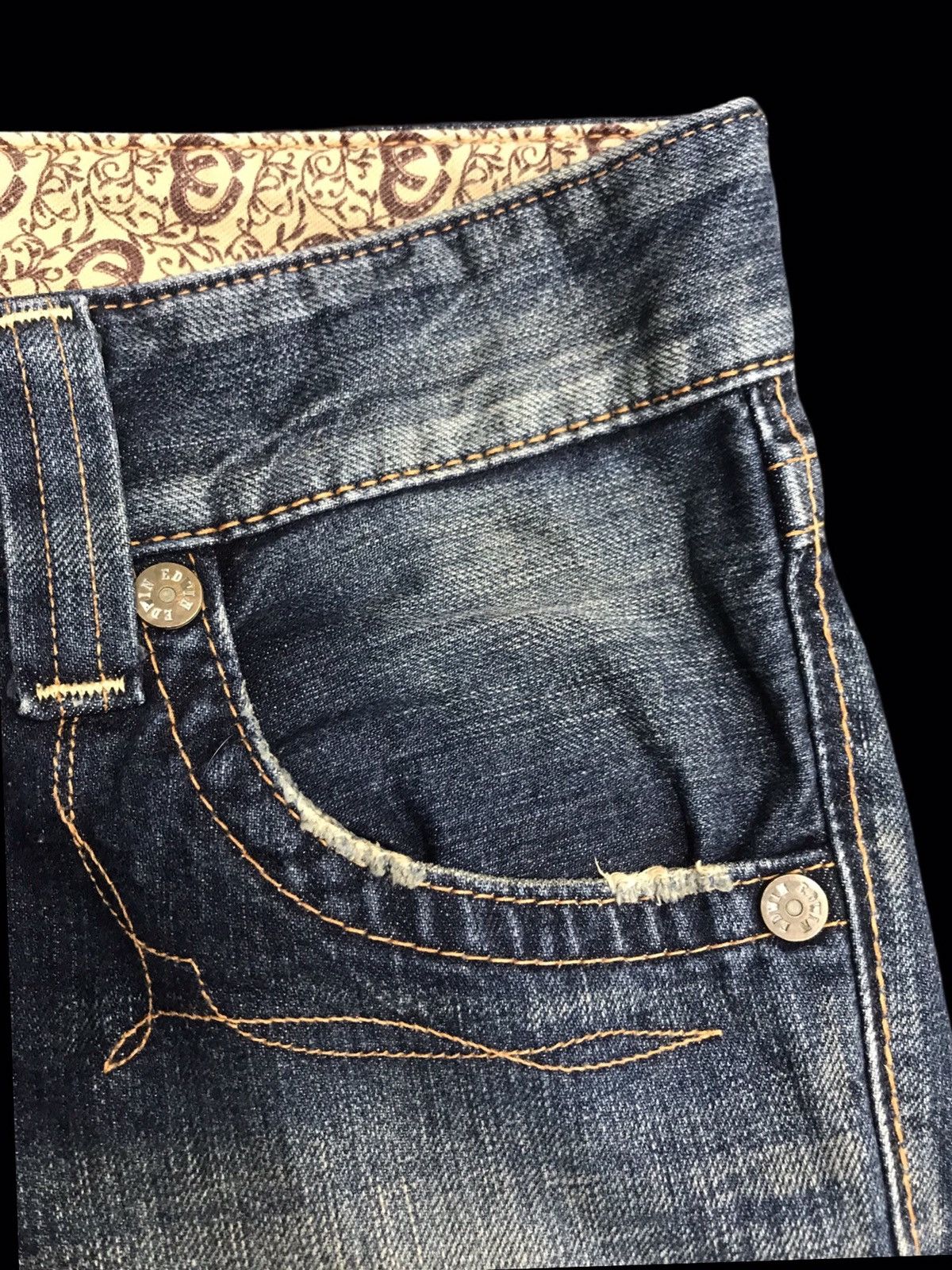 Edwin 💥FLARE💥Archival Rusty EDWIN Stone Wash Denim F62 Size US 30 / EU 46 - 7 Thumbnail