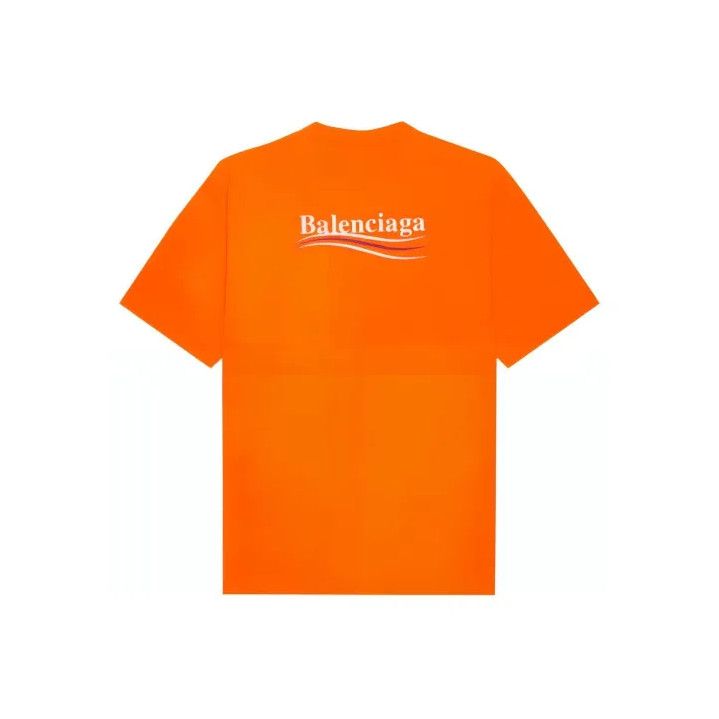Balenciaga Balenciaga SS21 Orange Short Sleeve T-Shirt Size US S / EU 44-46 / 1 - 1 Thumbnail