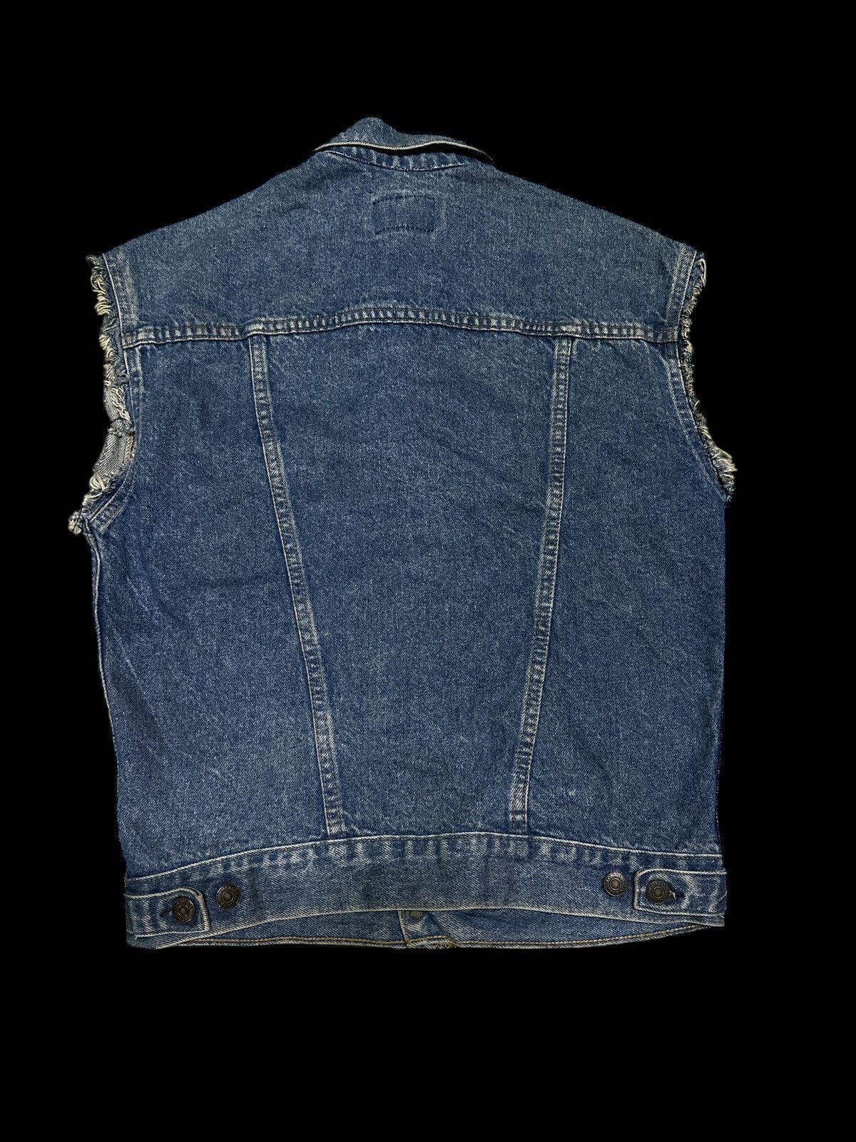 Kapital Denim Jacket💥 Levis Type ||| Denim Jacket SleeveLess 💥 Size US L / EU 52-54 / 3 - 2 Thumbnail