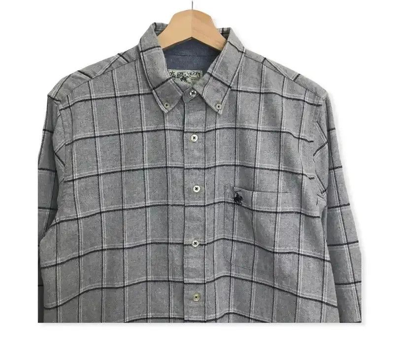 Beverly Hills Polo Club Beverly Hills Polo Club Plaid Tartan Flannel Shirt Size US M / EU 48-50 / 2 - 2 Thumbnail