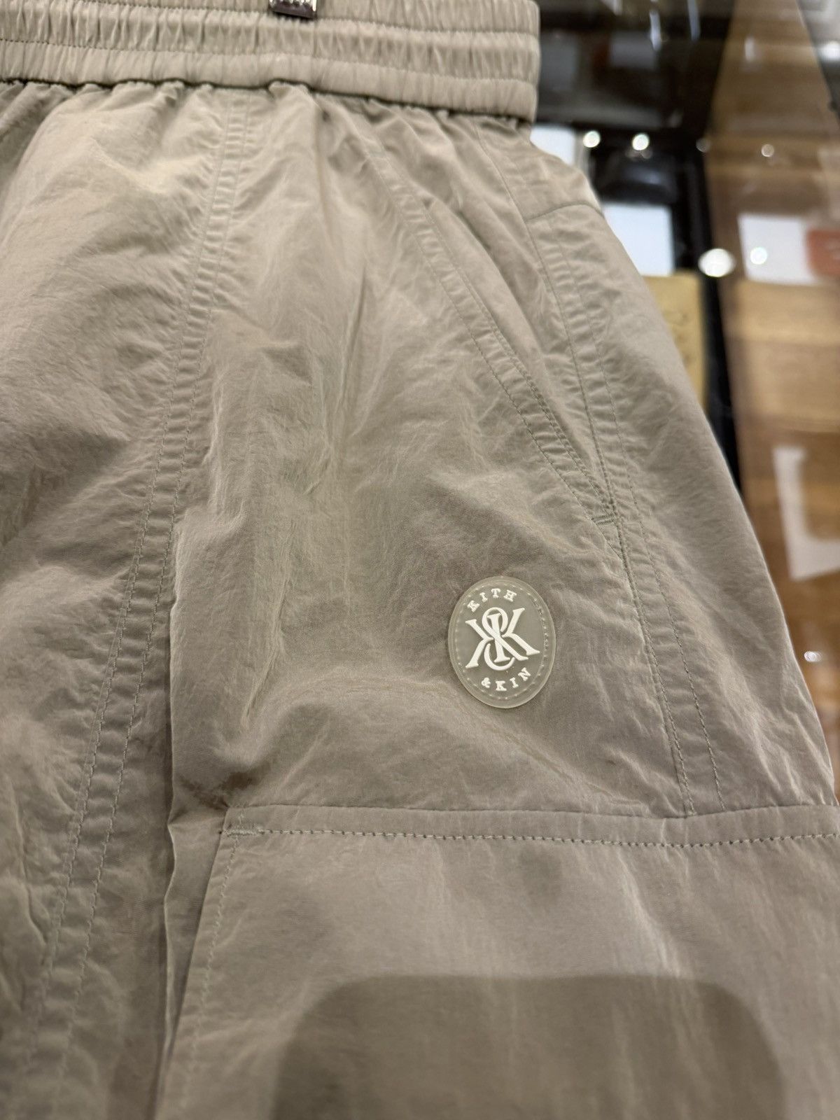Kith Kith Nylon Parachute Pants - Tan Size US 38 / EU 54 - 3 Thumbnail