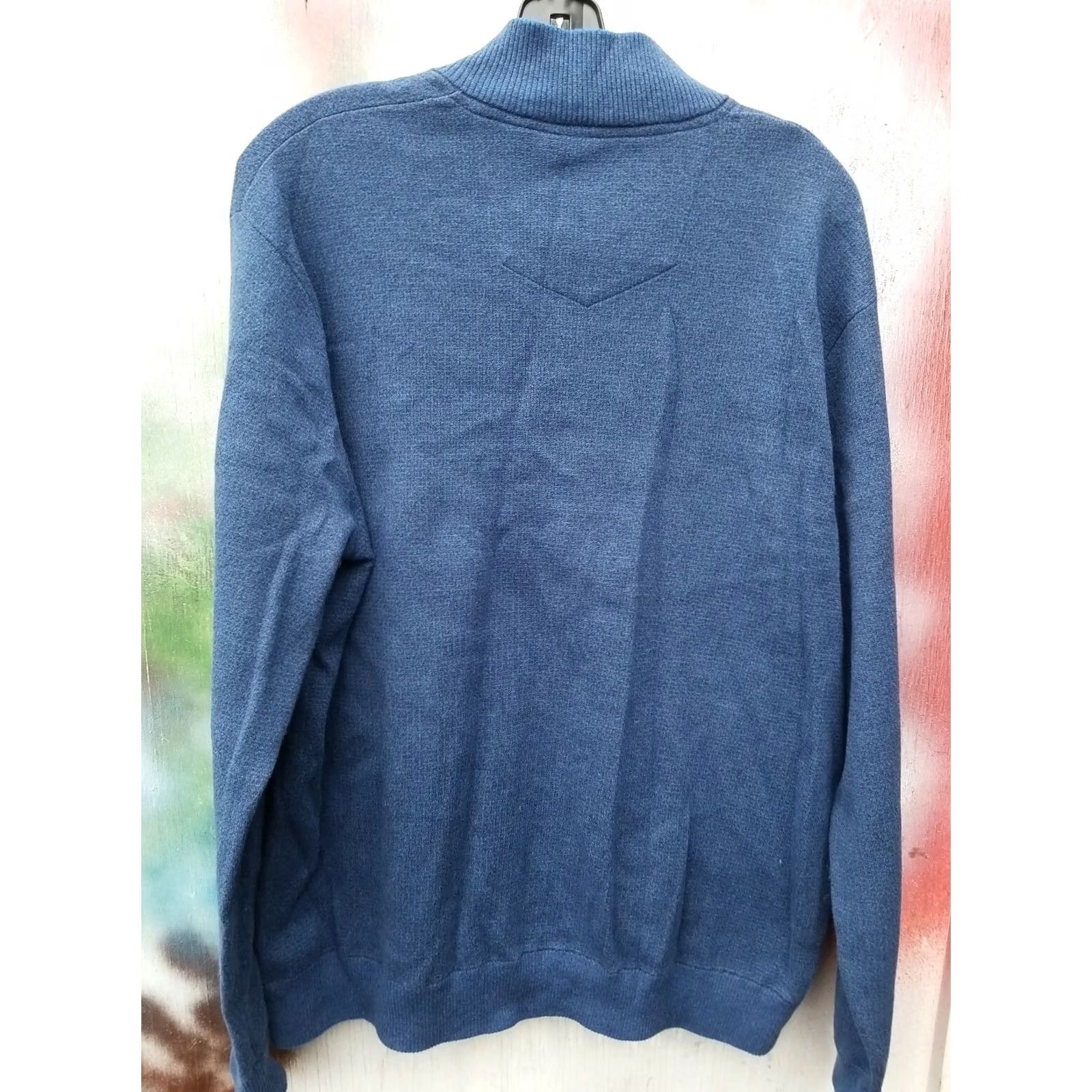 Robert Graham Robert Graham Men's Rodin Classic Fit Full Zip Cardigan Sweater Blue xl Size US XL / EU 56 / 4 - 4 Thumbnail