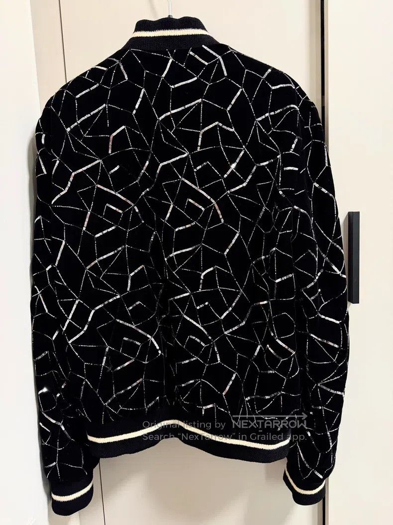 Saint Laurent Paris Saint Laurent Paris Glitter Tube Embellished Velvet Black Size US S / EU 44-46 / 1 - 3 Thumbnail