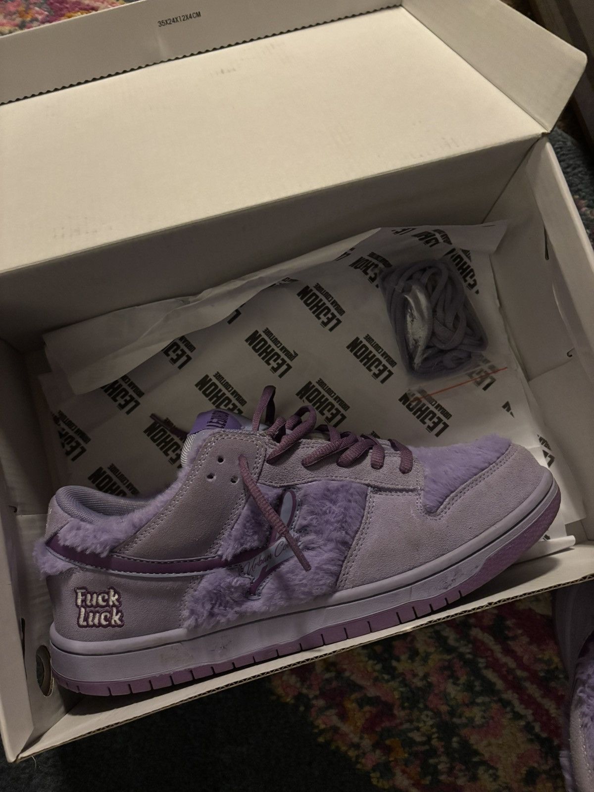 Designer Lejhon Urban Couture sneakers purple Size US 11 / EU 44 - 3 Thumbnail