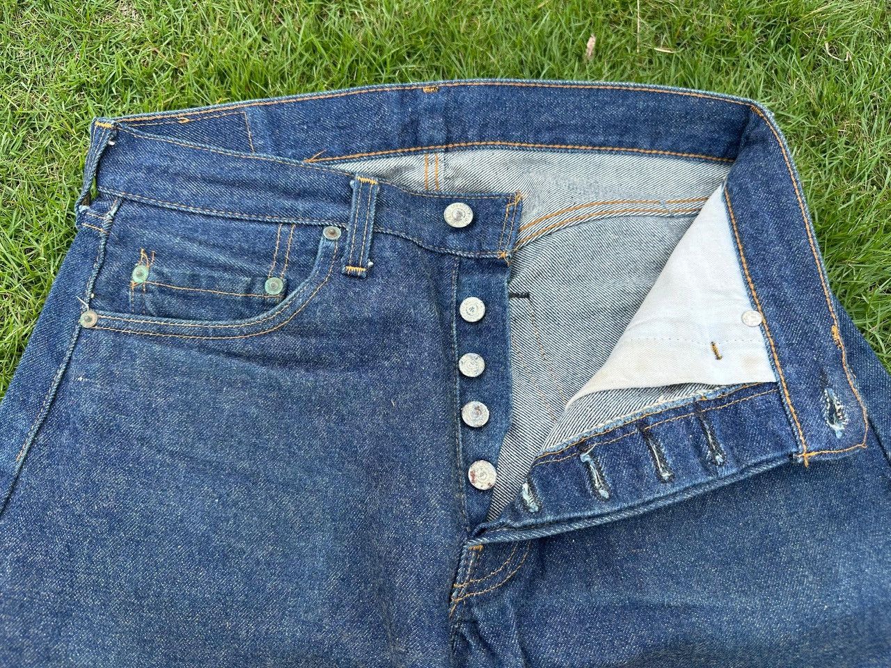 Levi's Vintage 80’s Levi’s 501 Rindem Jeans W30L38 Made in Usa Size US 30 / EU 46 - 4 Thumbnail