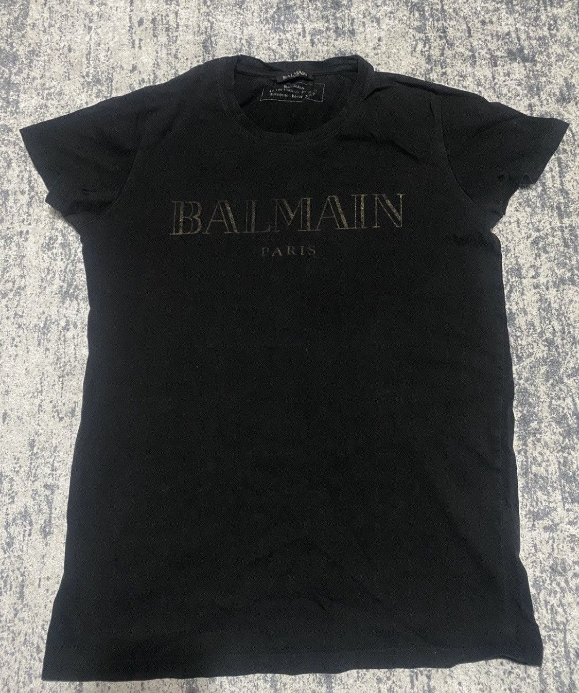 Balmain Luxury Balmain Paris big logo tee Size US M / EU 48-50 / 2 - 1 Thumbnail