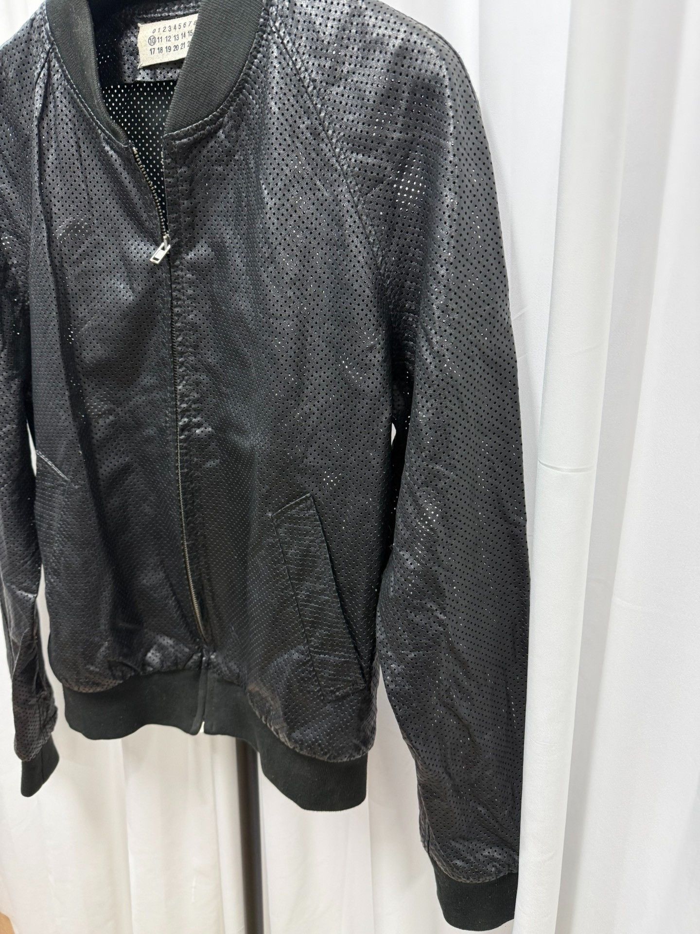 Maison Margiela Maison Margiela 07SS Laser-Perforated Leather Jacket Size US M / EU 48-50 / 2 - 2 Thumbnail