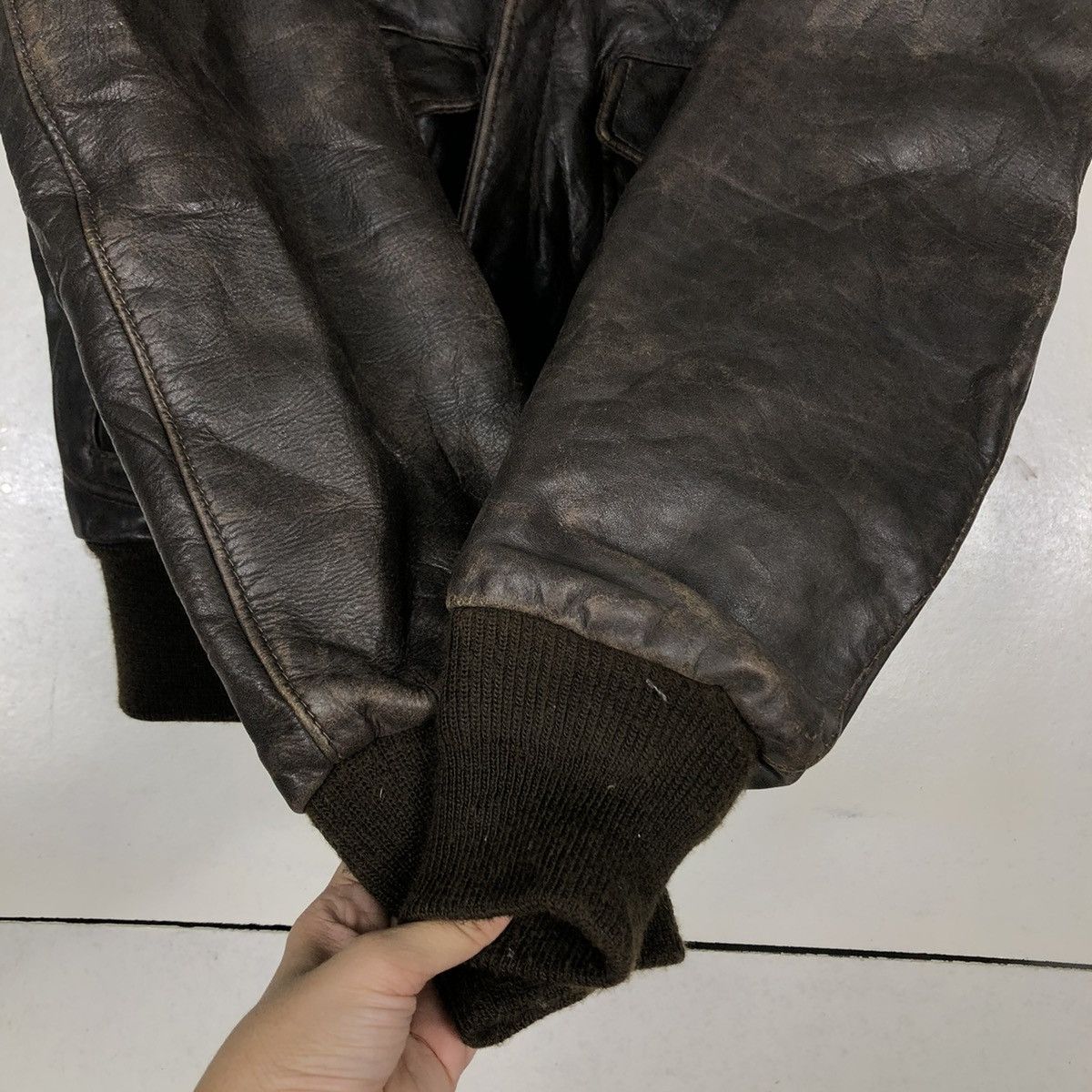 Schott 🔥VINTAGE 70’s SCHOTT MADE IN USA A2 LEATHER JACKET IDEAL Size US M / EU 48-50 / 2 - 14 Thumbnail