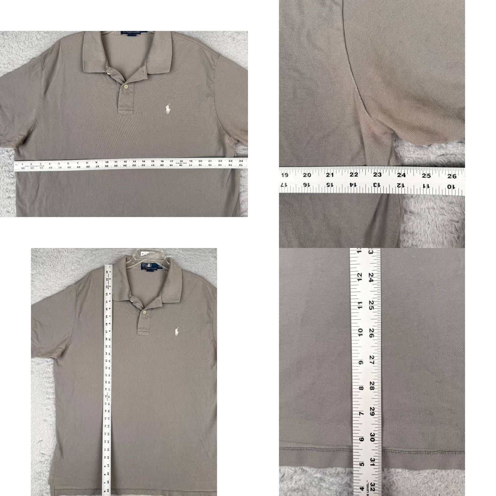 Ralph Lauren VINTAGE Polo Ralph Lauren Polo Shirt Men 2XL Gray Short Sleeve Cotton Polo Shirt Mens 2XL Gray Polo Ralph Lauren Shirt Vintage Size US XXL / EU 58 / 5 - 8 Thumbnail