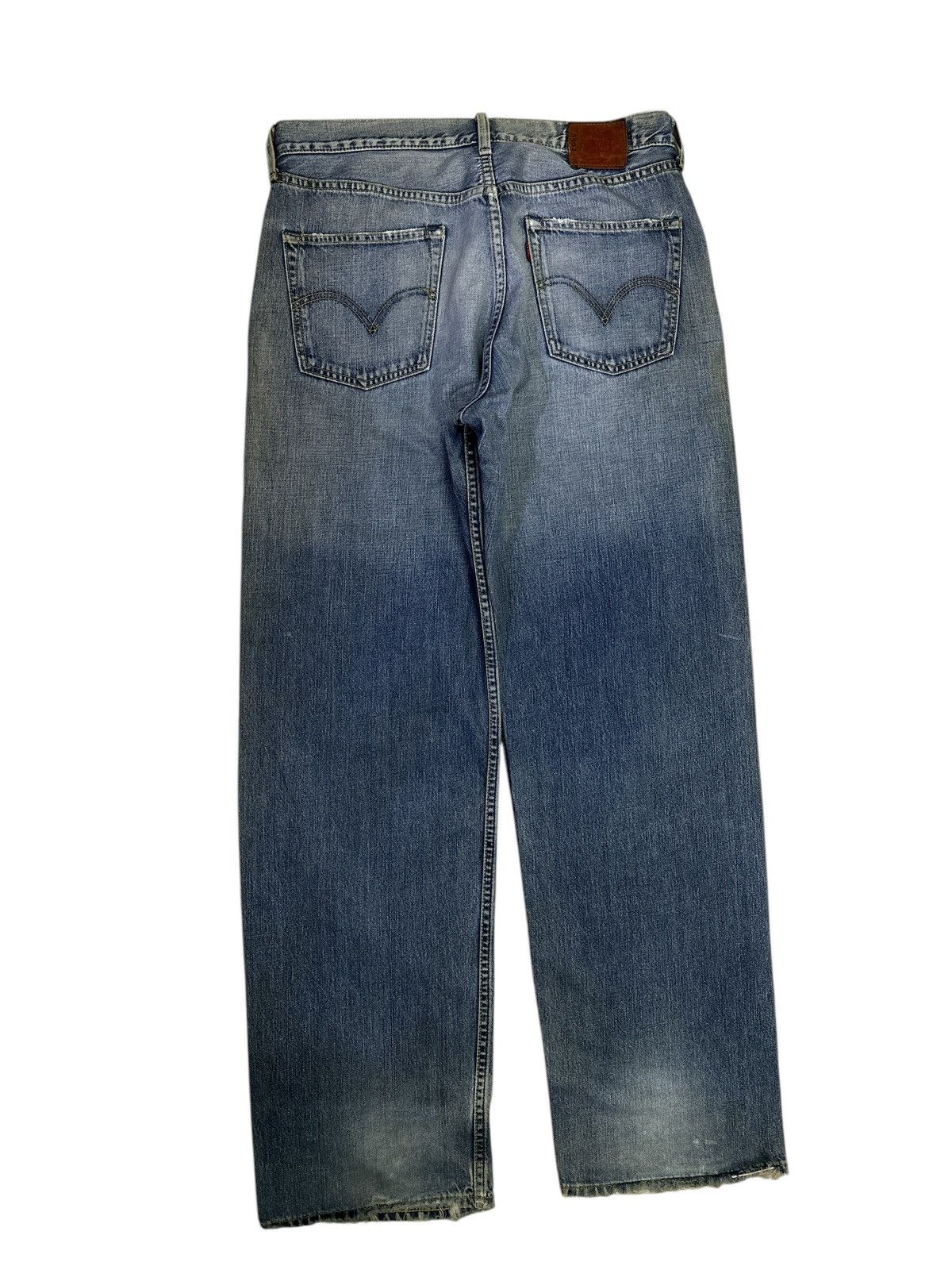 Levi's Vintage Levis 504 Loose Style Bluewash Faded 💥 Size US 32 / EU 48 - 2 Thumbnail