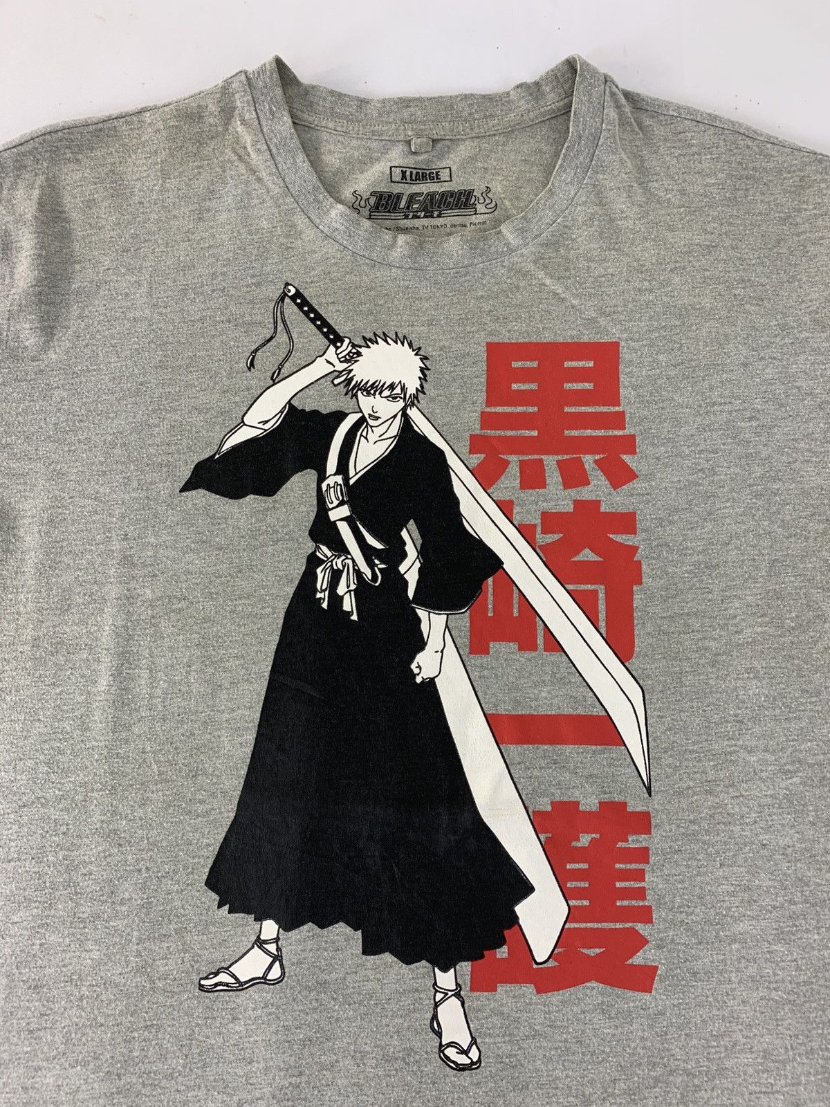 Anime Anime Manga Bleach Ichigo Kurosaki Crewneck Printed Tee Size US XL / EU 56 / 4 - 2 Thumbnail
