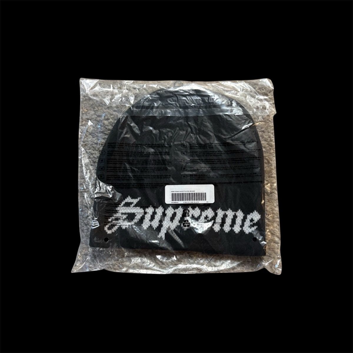 Supreme Supreme New Era Ghostface Beanie Black Size ONE SIZE - 2 Thumbnail
