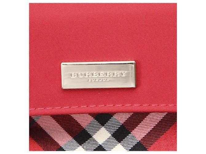 Burberry Authentic Burberry Red Plaid Canvas Belt Bag Size ONE SIZE - 14 Thumbnail