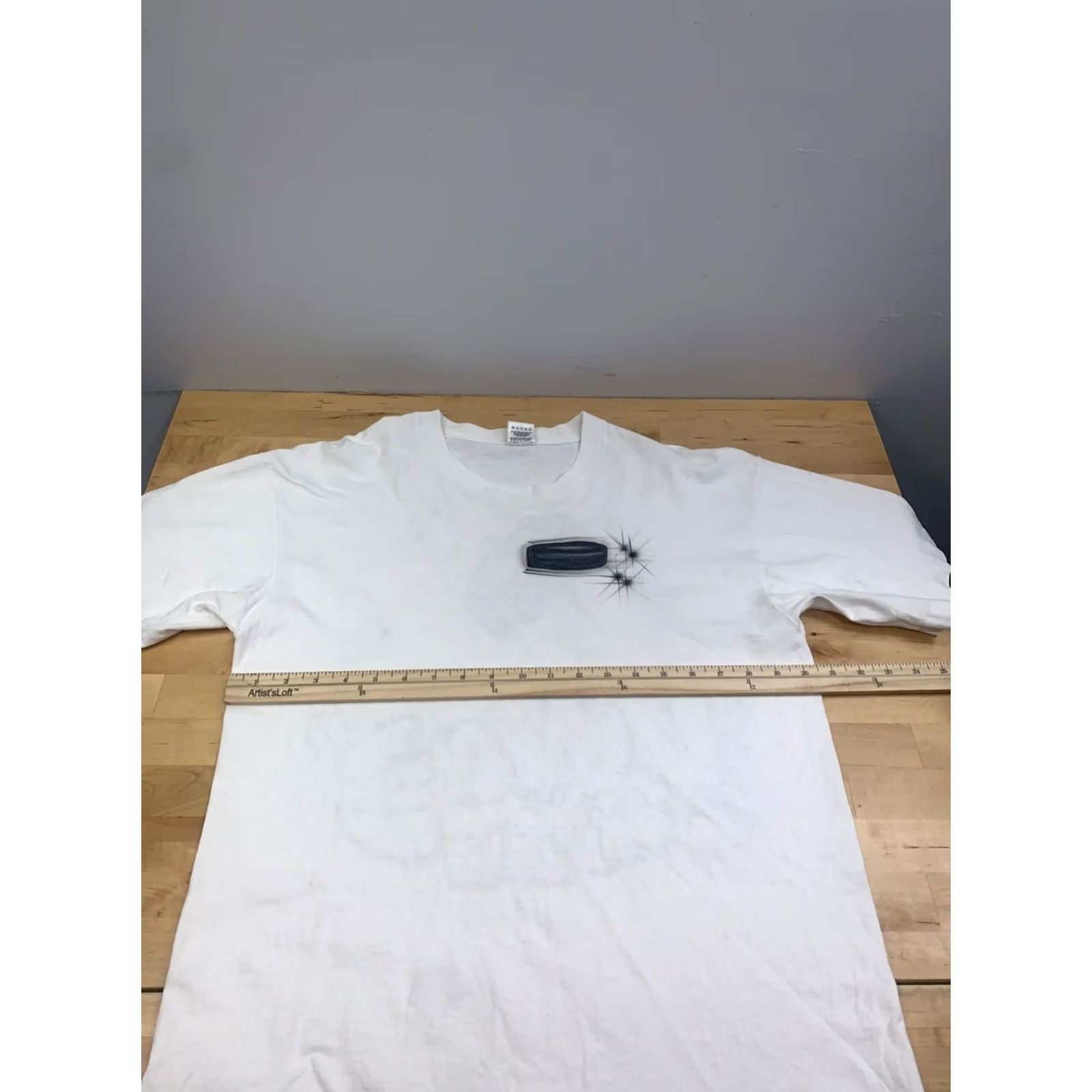 Fruit Of The Loom VINTAGE Fruit of the Loom LA Kings Air Brush Shirt Men L Hockey White 90s 13250 Size US L / EU 52-54 / 3 - 7 Thumbnail