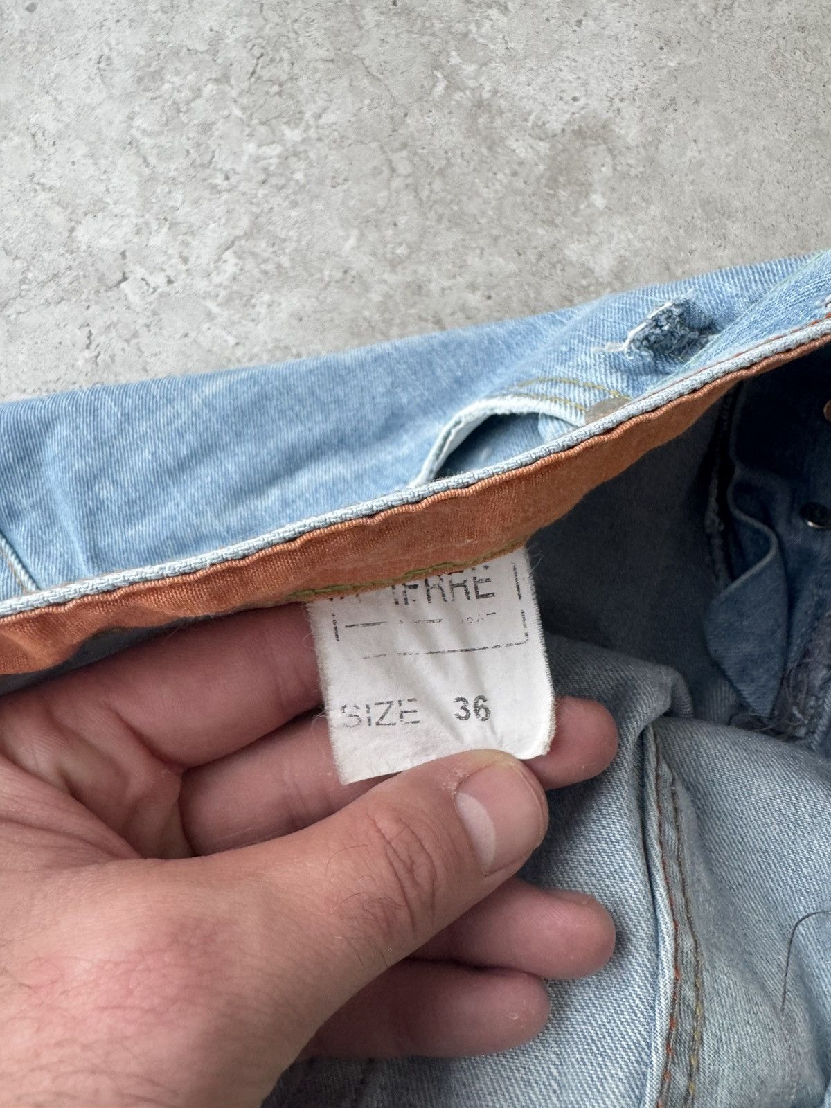 Dolce & Gabbana F/W 05 "Why Do You Wake up?" Poem Denim Ripped Jeans Size US 36 / EU 52 - 5 Thumbnail