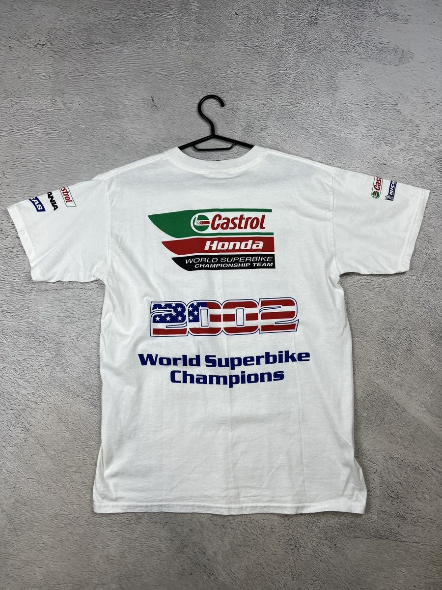 Honda Vintage Colin Edwards world Superbike Champion 2002 honda Size US M / EU 48-50 / 2 - 2 Thumbnail