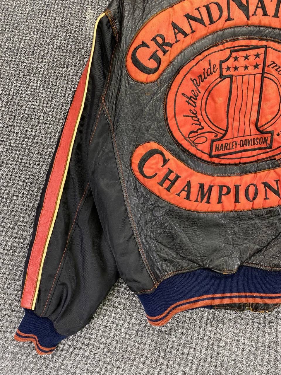 Harley Davidson Vintage Harley Davidson Championship Racing Leather Jacket Size US M / EU 48-50 / 2 - 5 Thumbnail