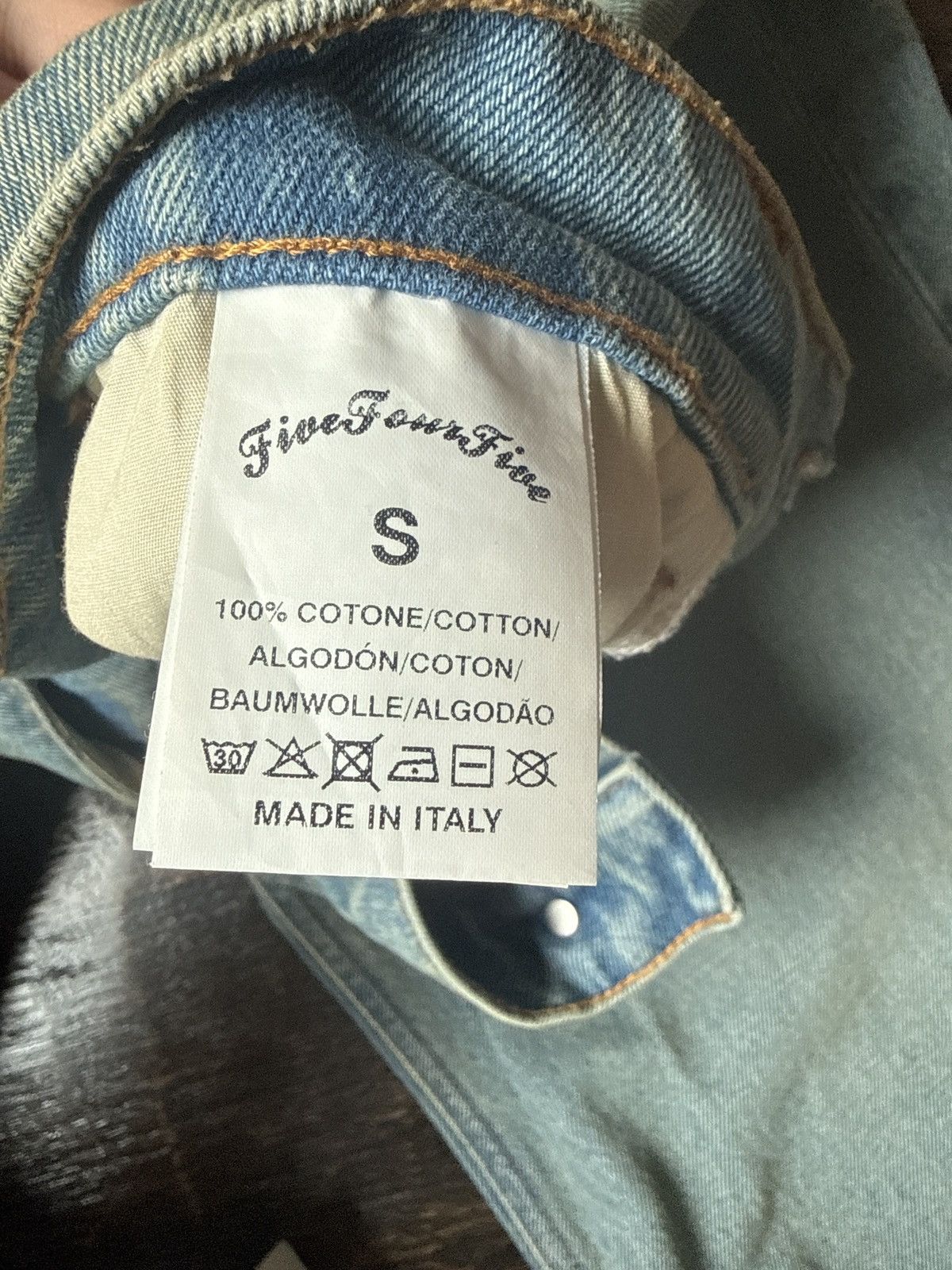FiveFourFive Fivefourfive limited edition distressed baggy jeans Size US 30 / EU 46 - 6 Thumbnail
