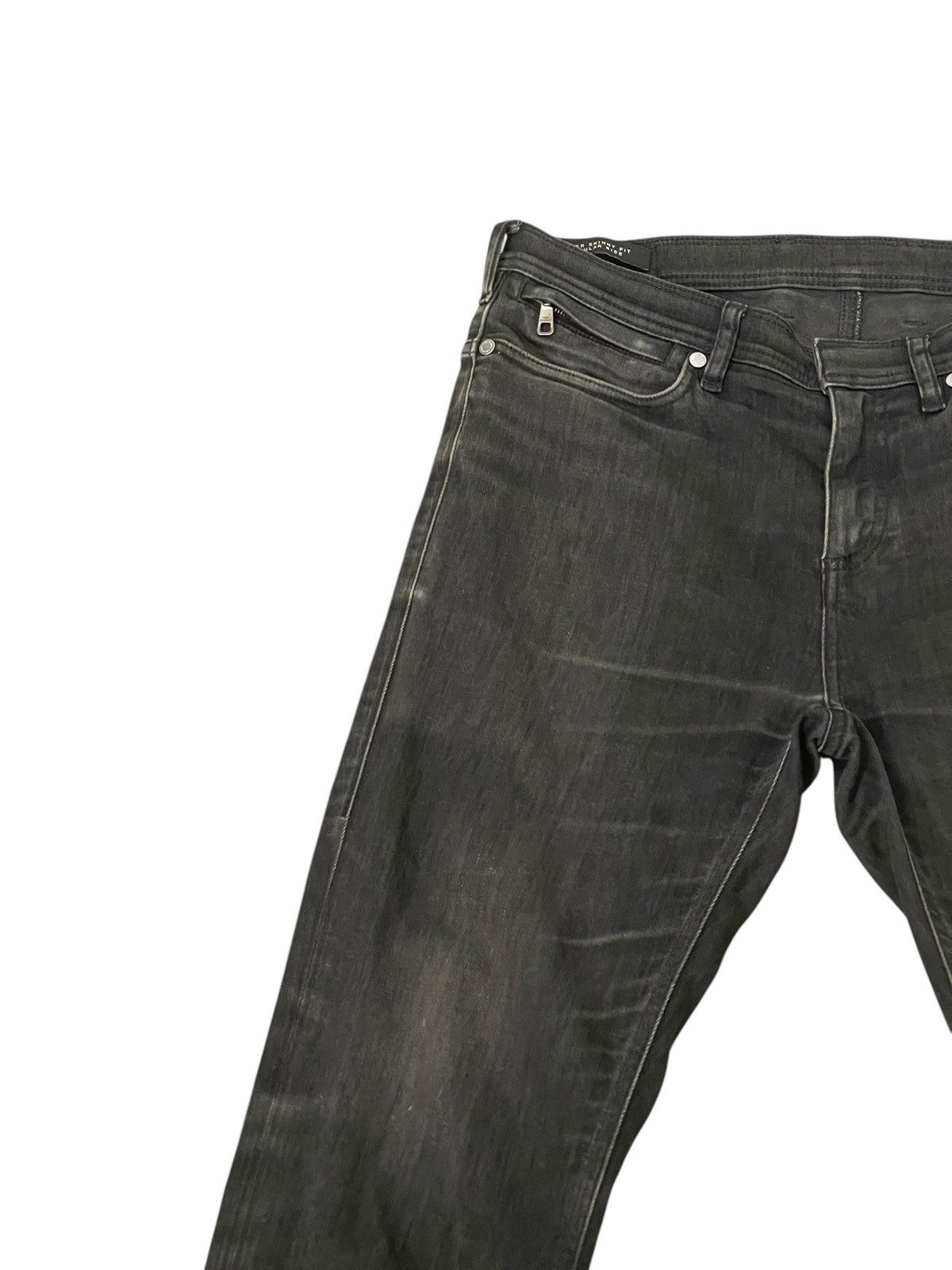 Neil Barrett Skinny Jeans Neil Barrett Italy Stretch Faded Black 1🟦0 Size US 32 / EU 48 - 4 Thumbnail