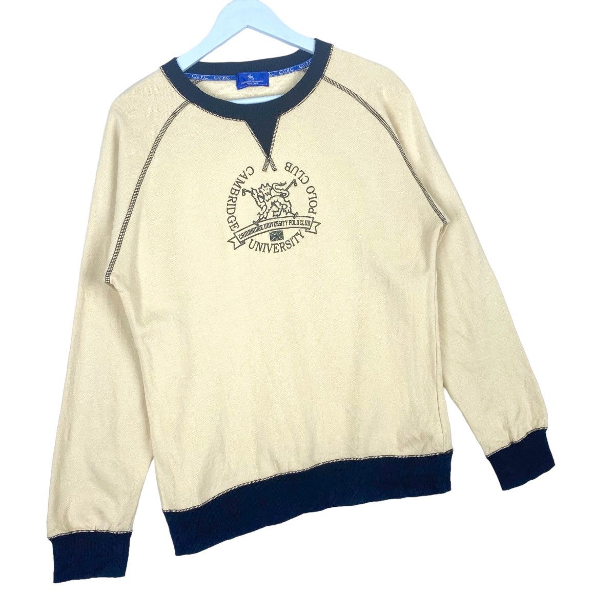 Designer × Vintage Cambridge University Polo Club Sweatshirt Crewneck Pullover Size US M / EU 48-50 / 2 - 4 Thumbnail