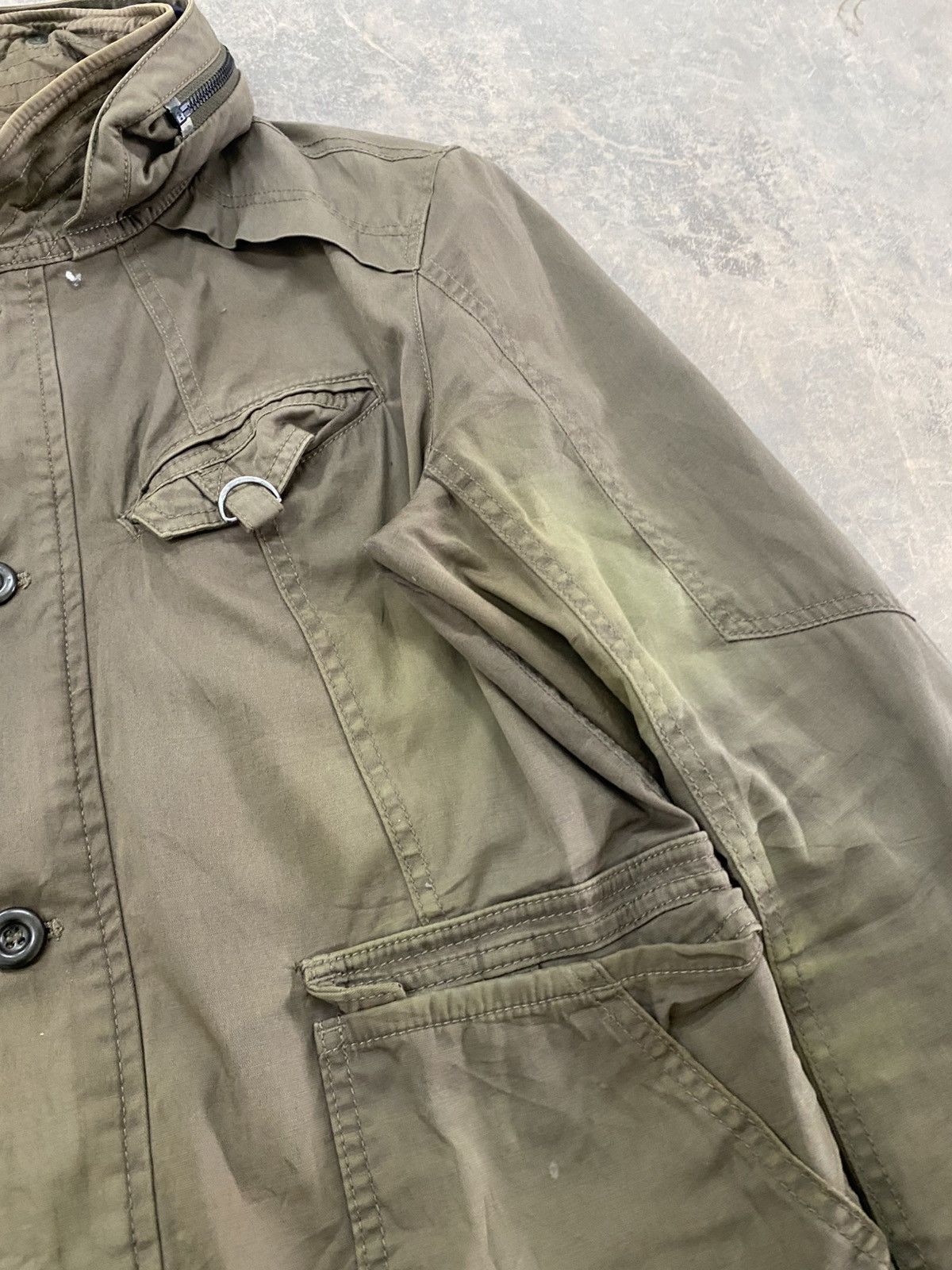 HIDEAWAYS HIDEAWAYS BY NICOLE BONO PARKA JACKET HOODED PUNK GRUNGE LGB Size US M / EU 48-50 / 2 - 8 Thumbnail