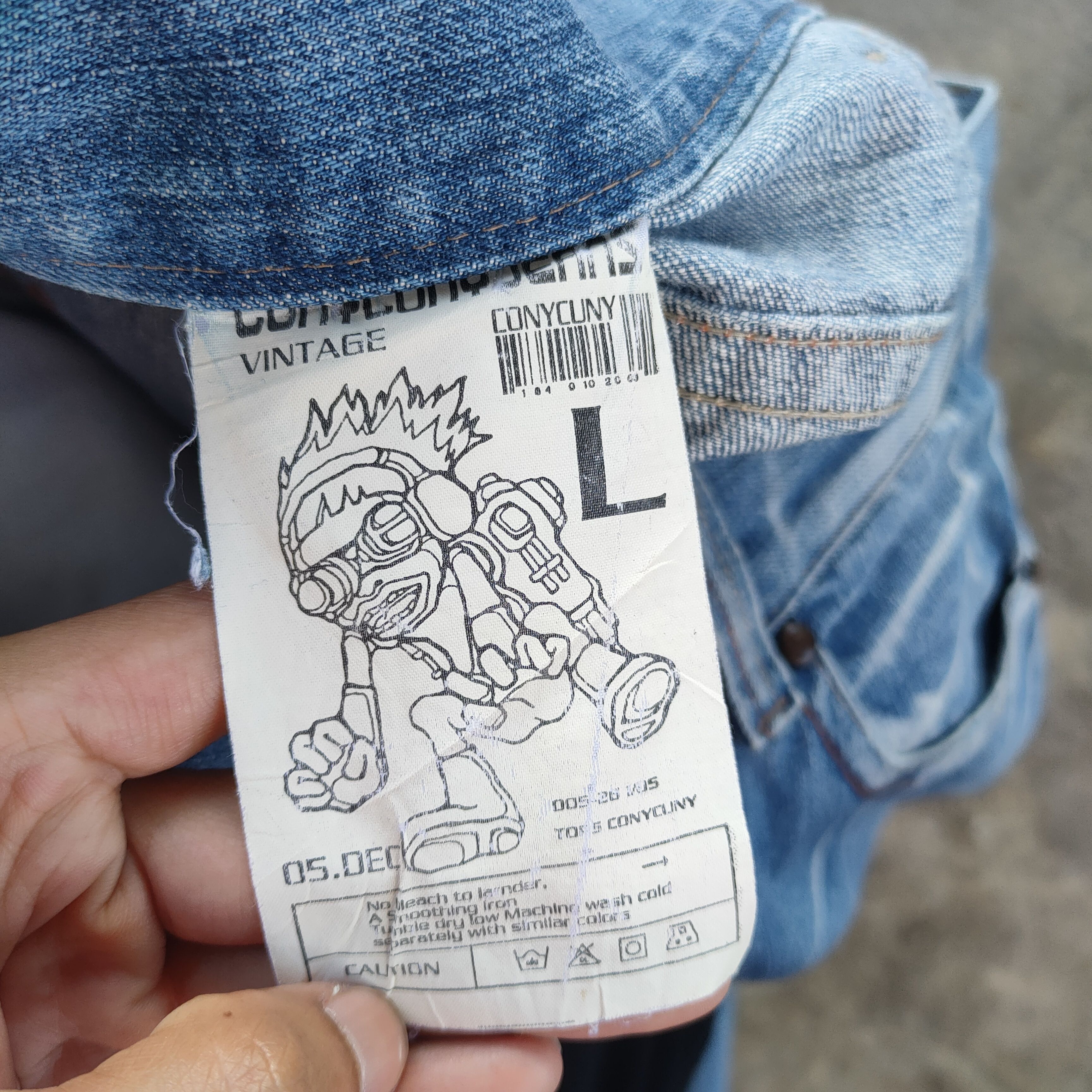 Japanese Brand VINTAGE JAPANESE DENIM BAGGY RIPPEP JEANS PANTS Size US 34 / EU 50 - 11 Thumbnail