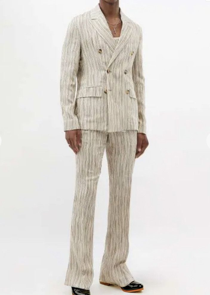 Amiri Stripped Suite or Single Size 44R - 1 Thumbnail