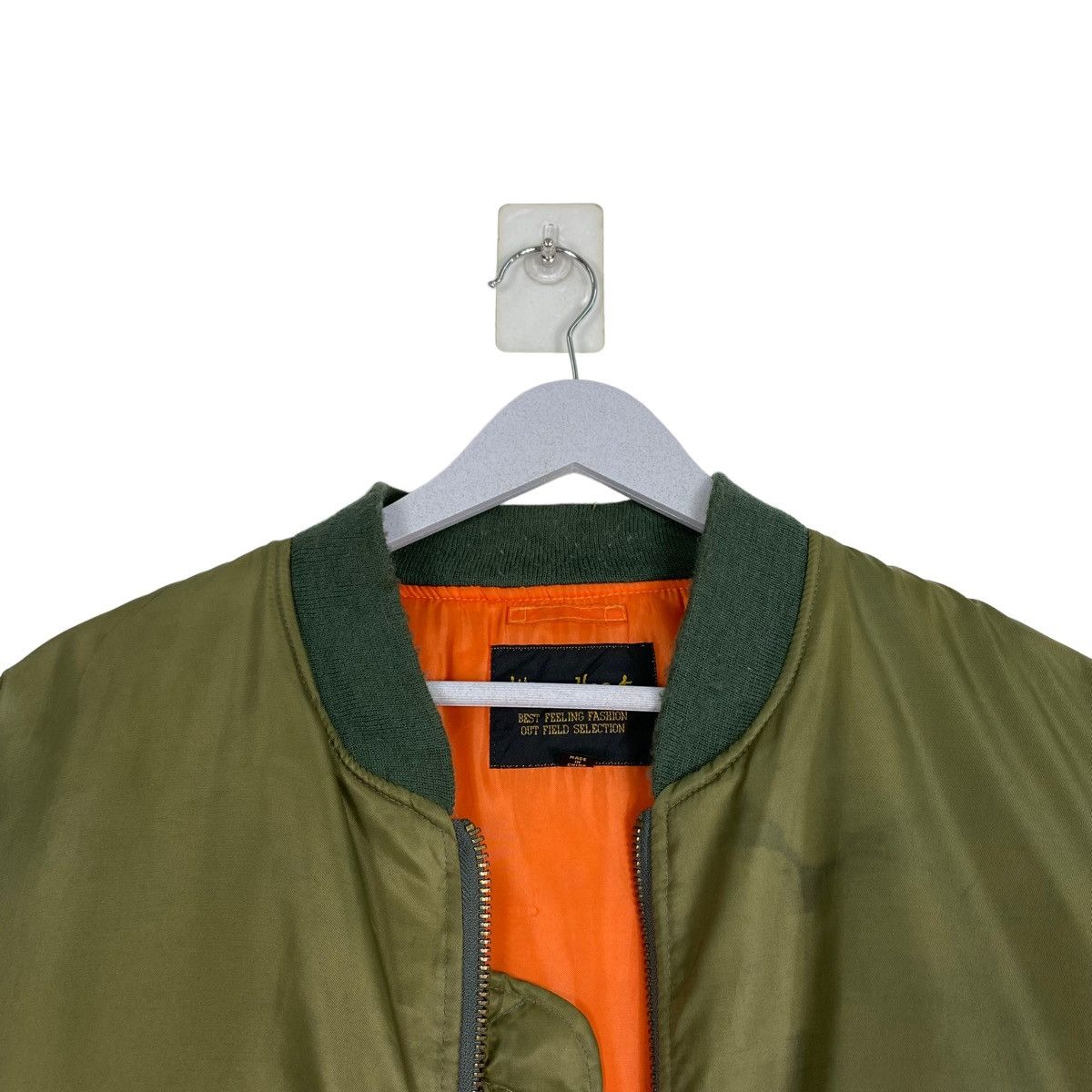 Flight Club × Japanese Brand 💥WARM HEART SUNFADED STREET RIOT MA1 BOMBER JACKET Size US L / EU 52-54 / 3 - 5 Thumbnail