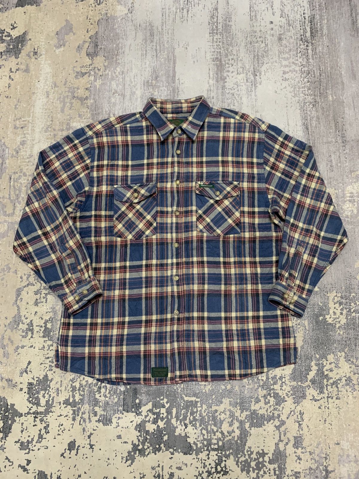 Flannel VINTAGE FORESTMESSE JAPAN NATIVE SCENE PLAID FLANNEL M Size US M / EU 48-50 / 2 - 1 Thumbnail