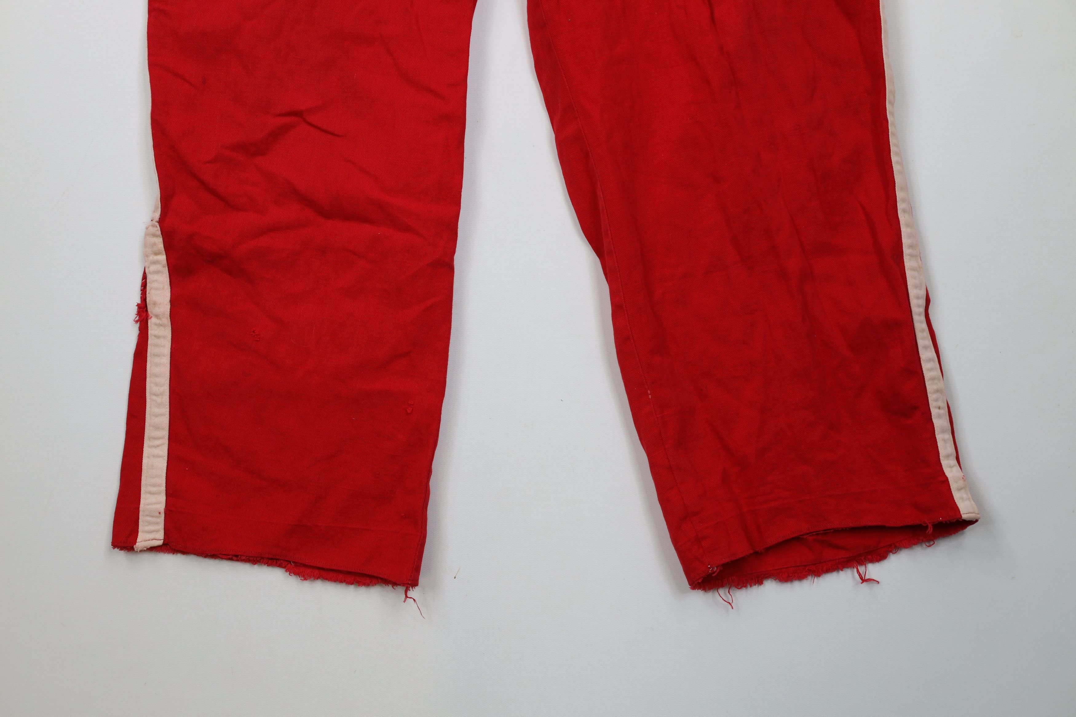 Vintage Vintage 40s 50s Striped Button Baseball Uniform Pants USA Size US 34 / EU 50 - 4 Thumbnail