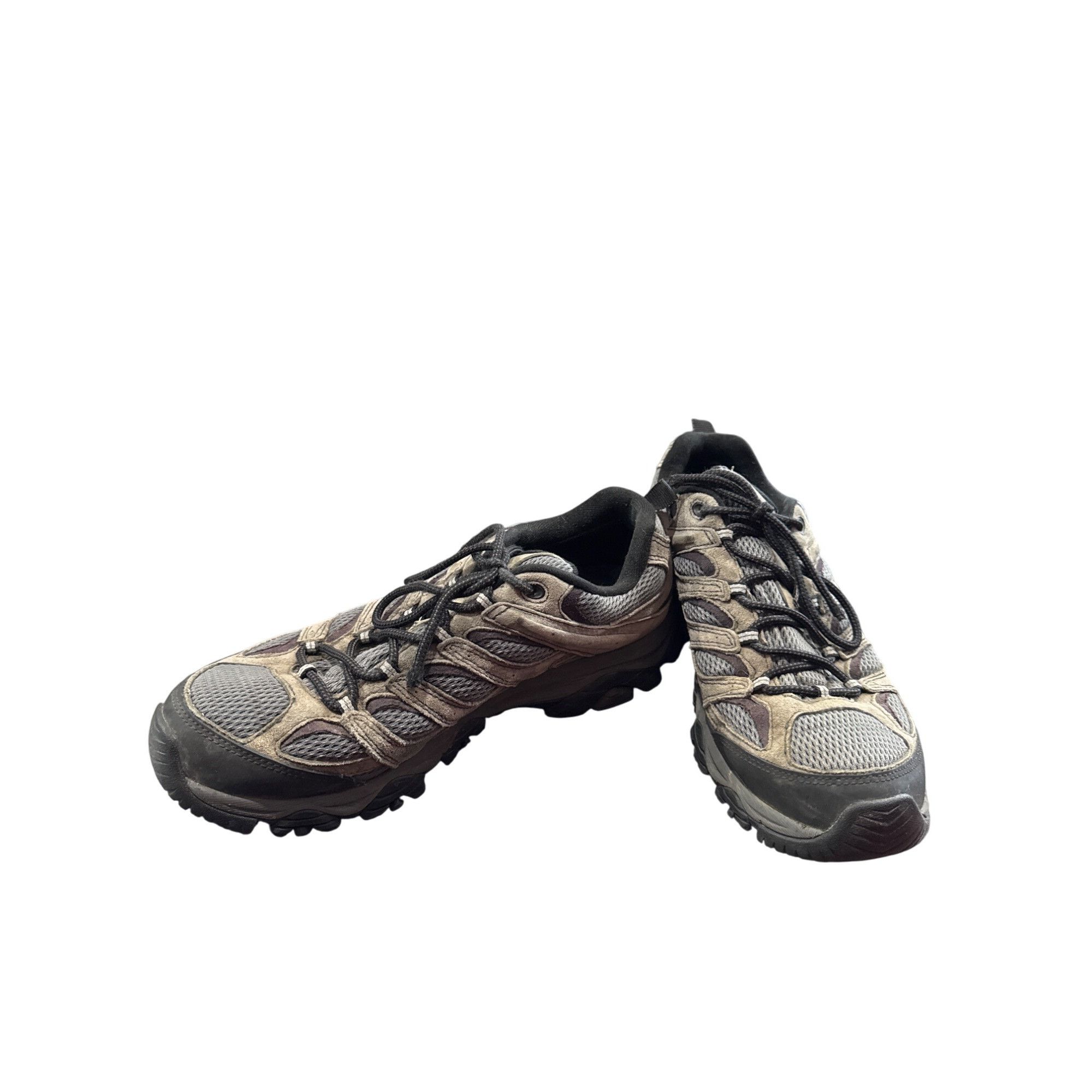 Merrell Merrell Mens Gray Brown Hiking Shoes sneakers Size 11 SKU812 Size US 11 / EU 44 - 2 Thumbnail
