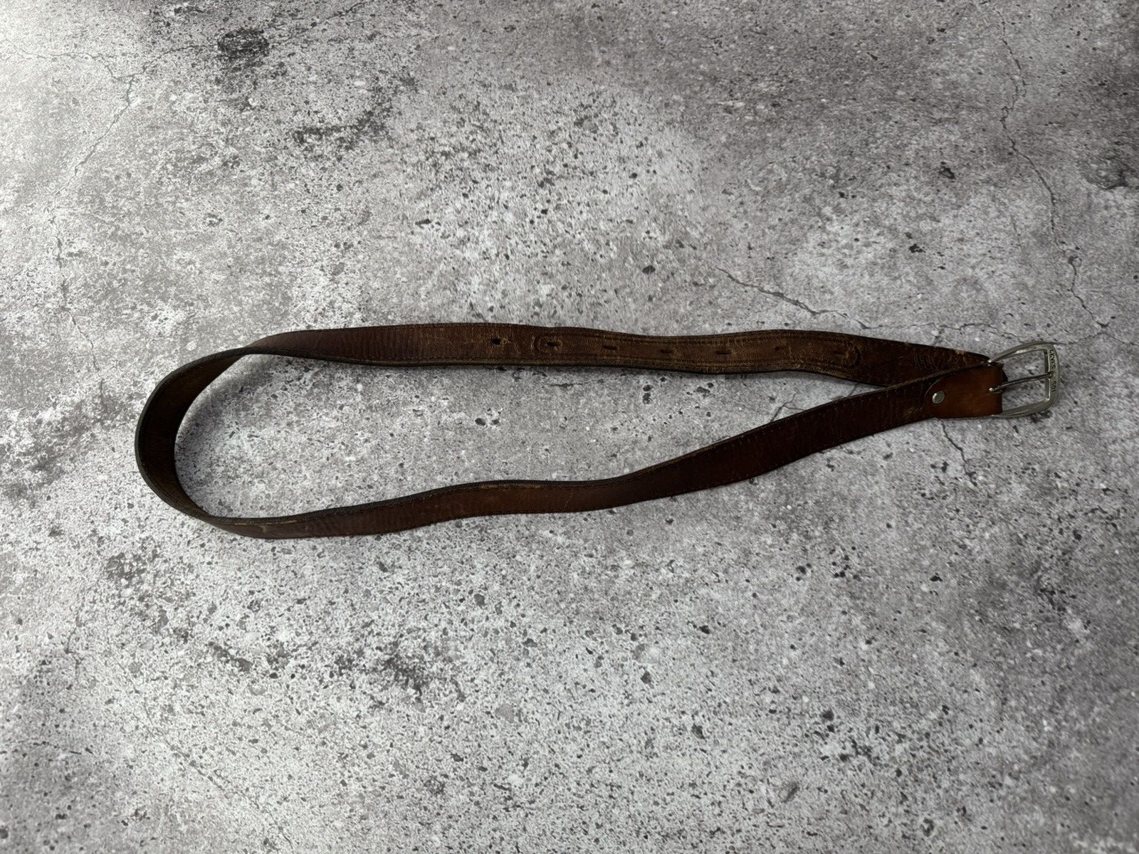 Levi's × Vintage Levi’s Leather Brown Belt Size ONE SIZE - 6 Thumbnail