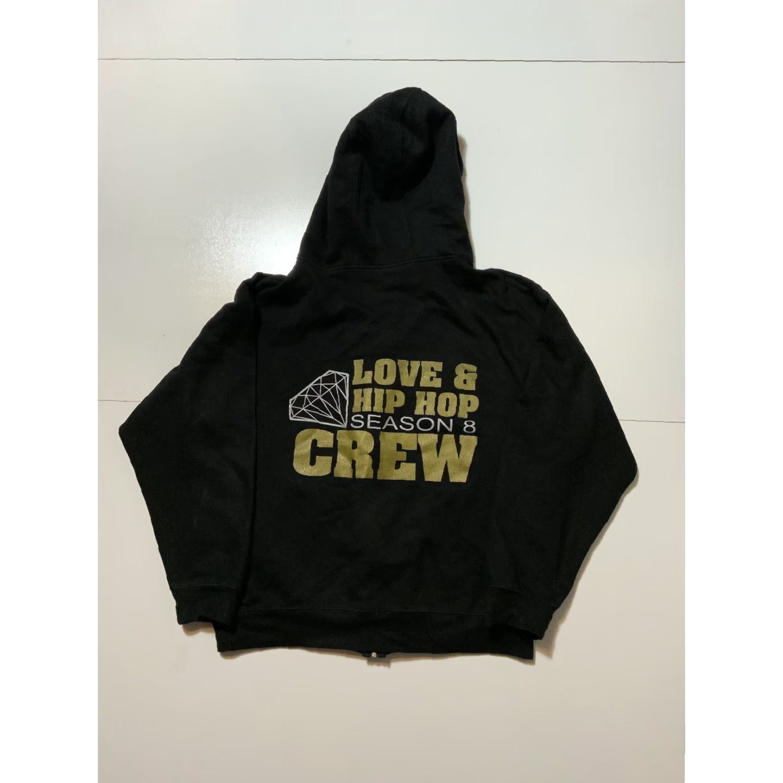 Vintage VINTAGE Love & Hip Hop New York Season 8 Cast Crew LHHNY Black Zip Hoodie Sz. S Mens Hoodie Full Zip Hip Hop Gemrock Size US S / EU 44-46 / 1 - 2 Thumbnail