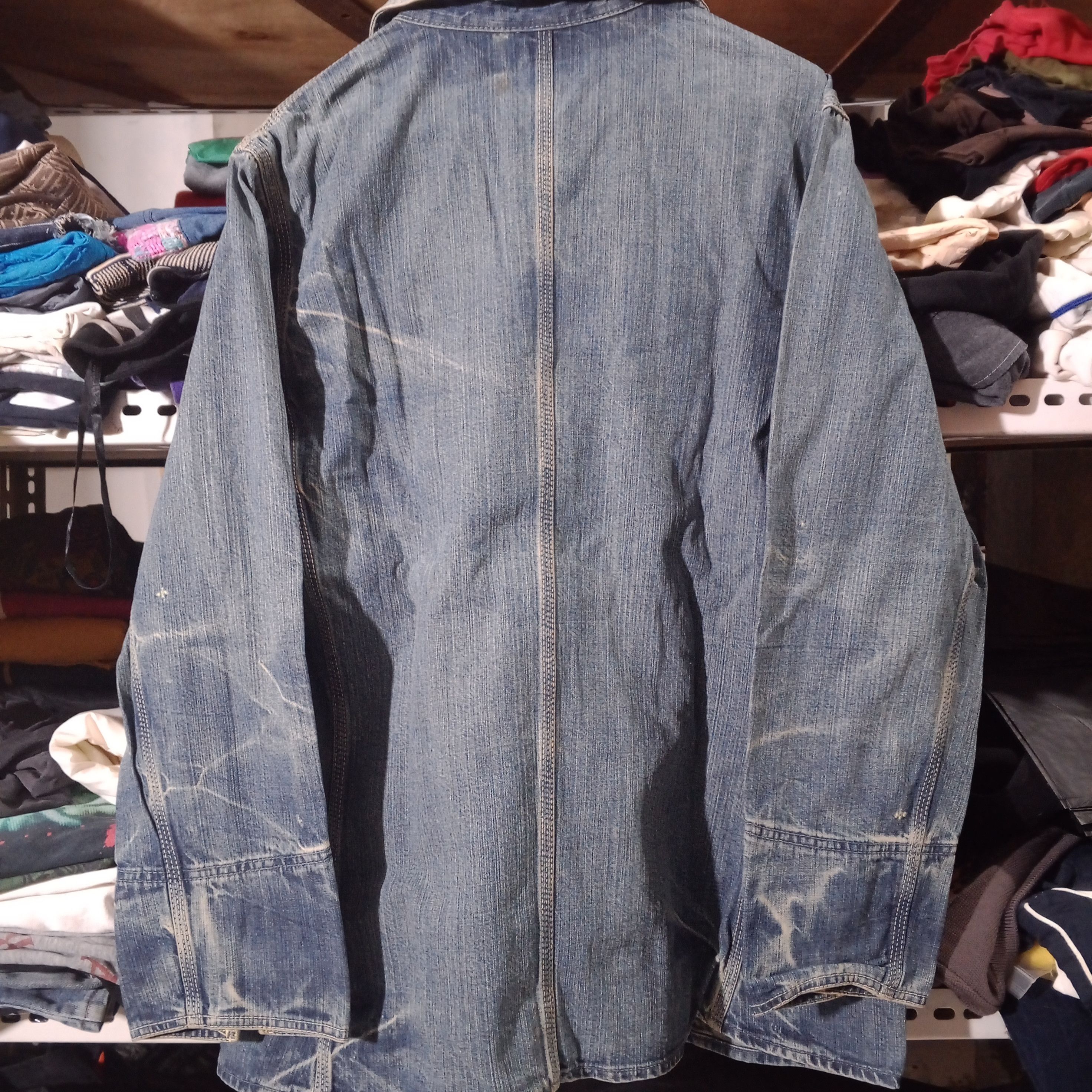 OMNIGOD Vintage Omnigod Trucker Denim Jacket Size US L / EU 52-54 / 3 - 4 Thumbnail