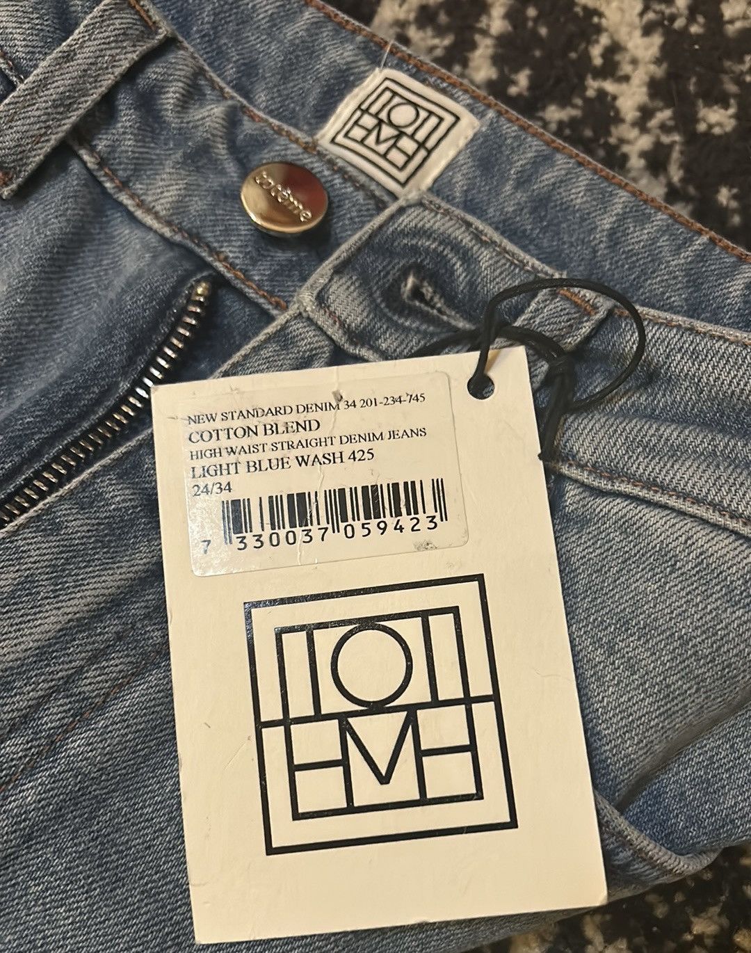 Toteme TOTEME High Waist Standard Denim Jeans size 24 Size 24" / US 00 / IT 34 - 5 Thumbnail