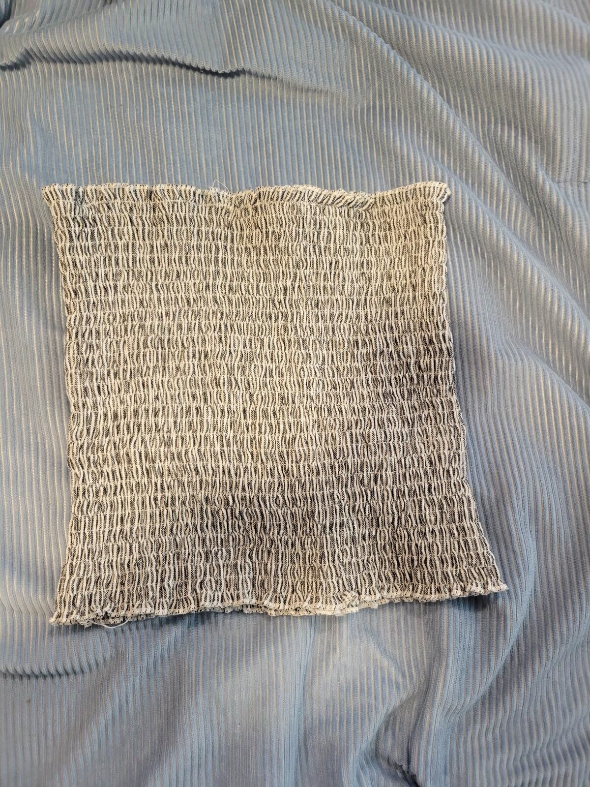 Other Blue and White Smocked Tube Top Size M / US 6-8 / IT 42-44 - 1 Thumbnail