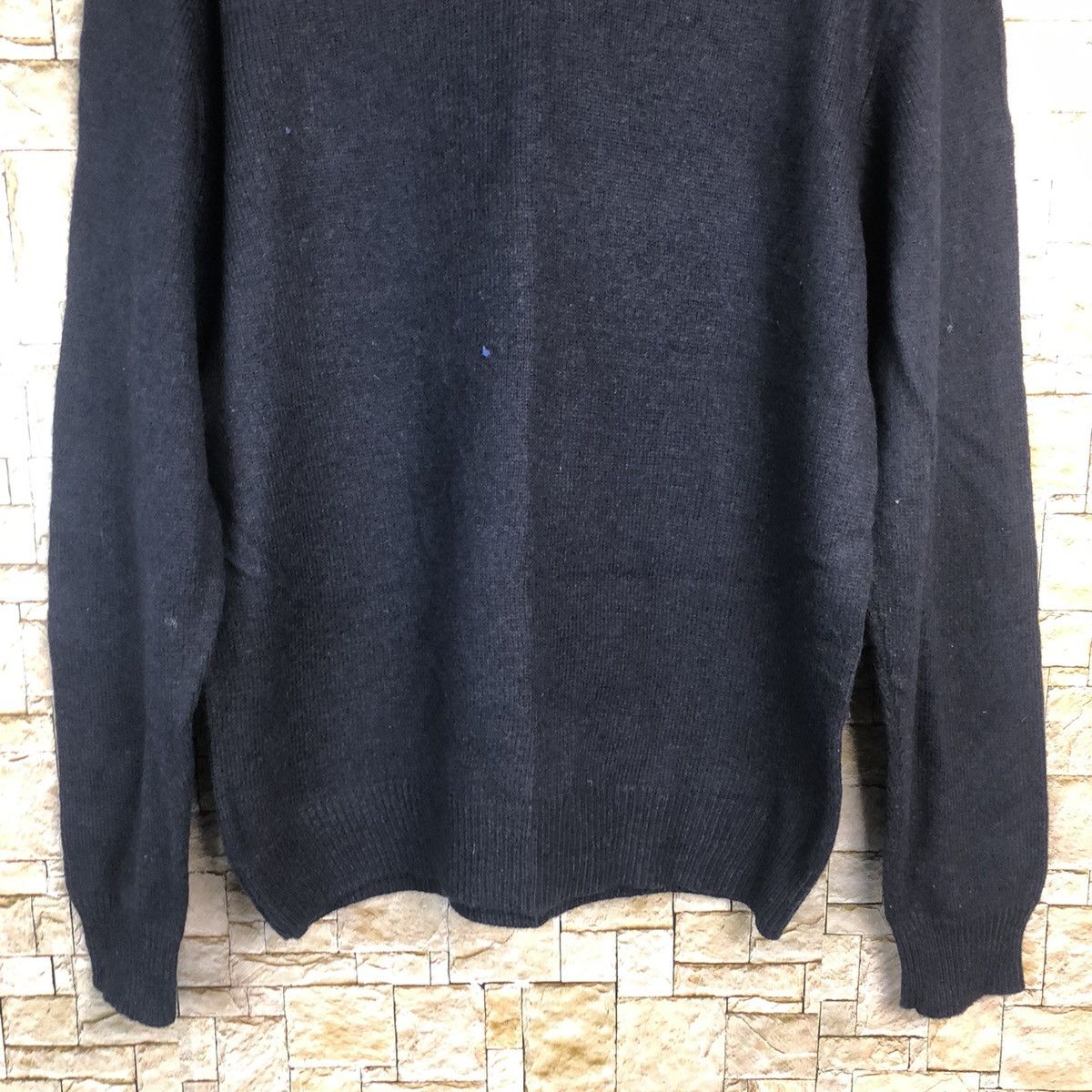 GU × Homespun Knitwear × Vintage GU japan Black plain vintage Knitwear #A894 Size US L / EU 52-54 / 3 - 6 Thumbnail