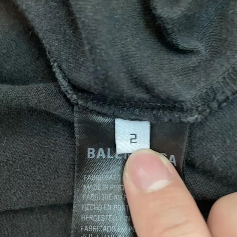 Balenciaga Balenciaga Lettering print crew-neck short-sleeve T-shirt, Size US M / EU 48-50 / 2 - 6 Thumbnail