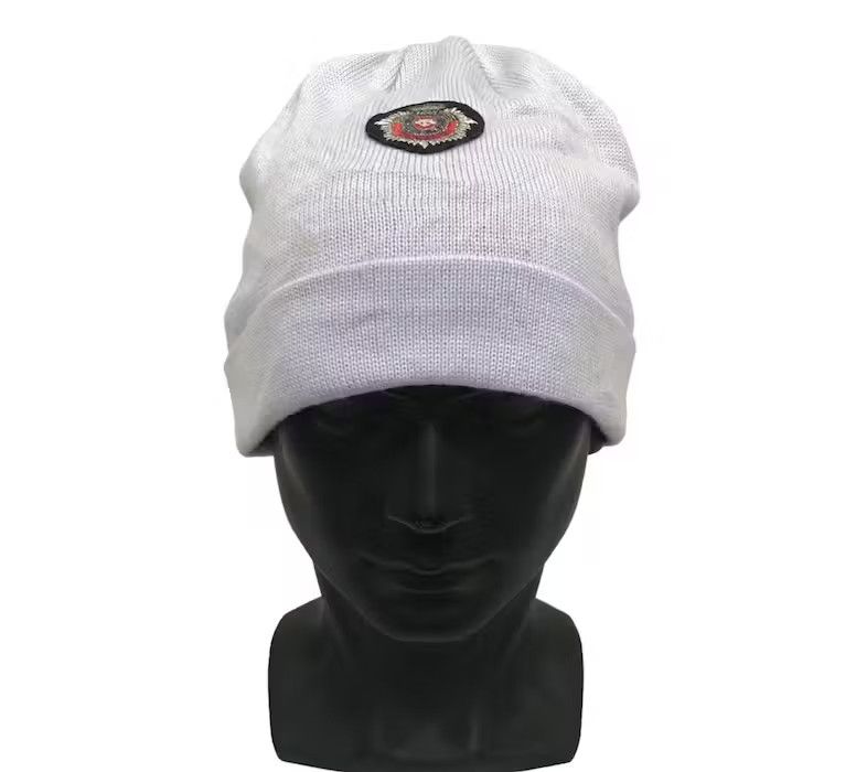 image of Descente Small Logo Beanie Hat, Men's